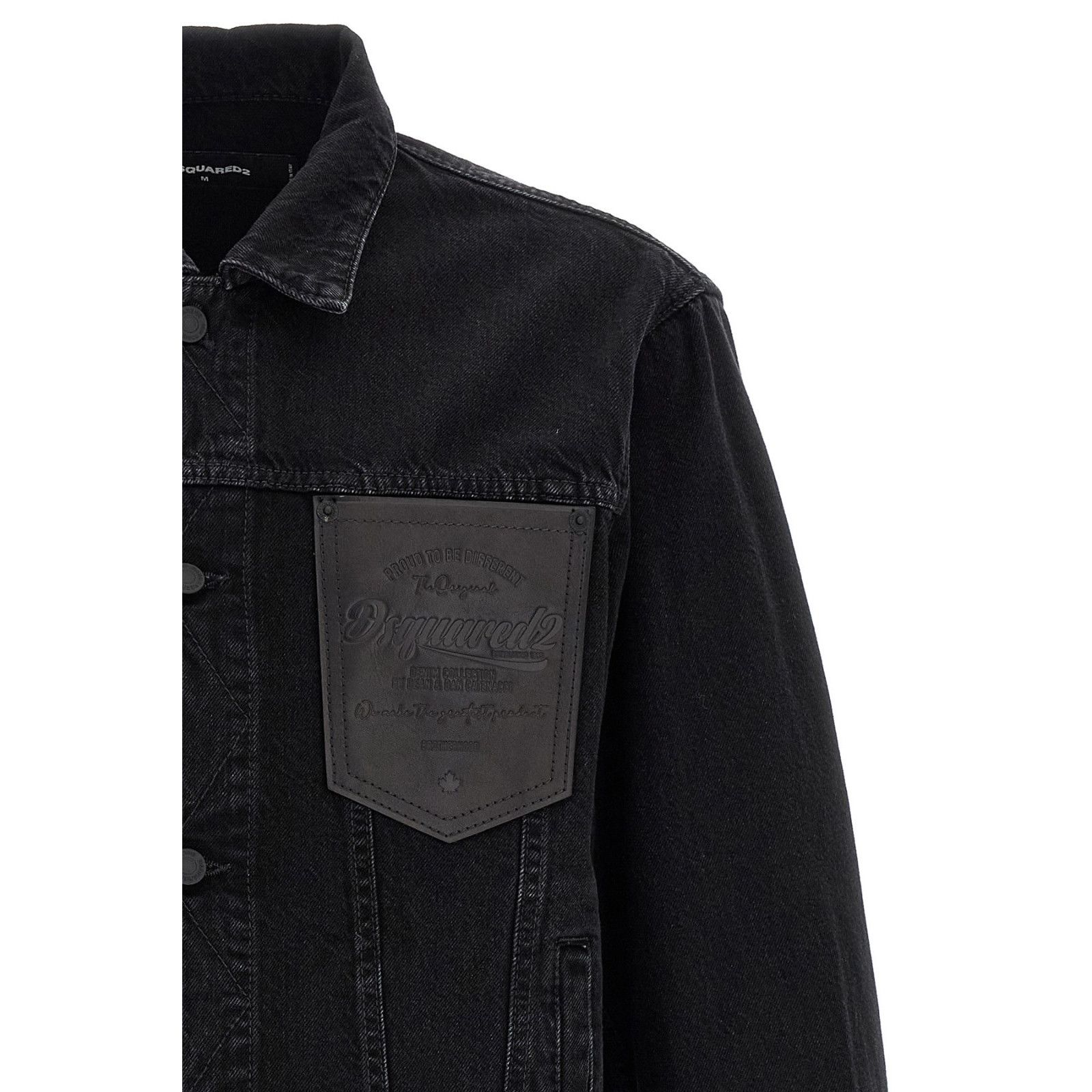 Other DSQUARED2 Black Denim Jacket New & Authentic (Men's size:L;) Size US L / EU 52-54 / 3 - 3 Thumbnail