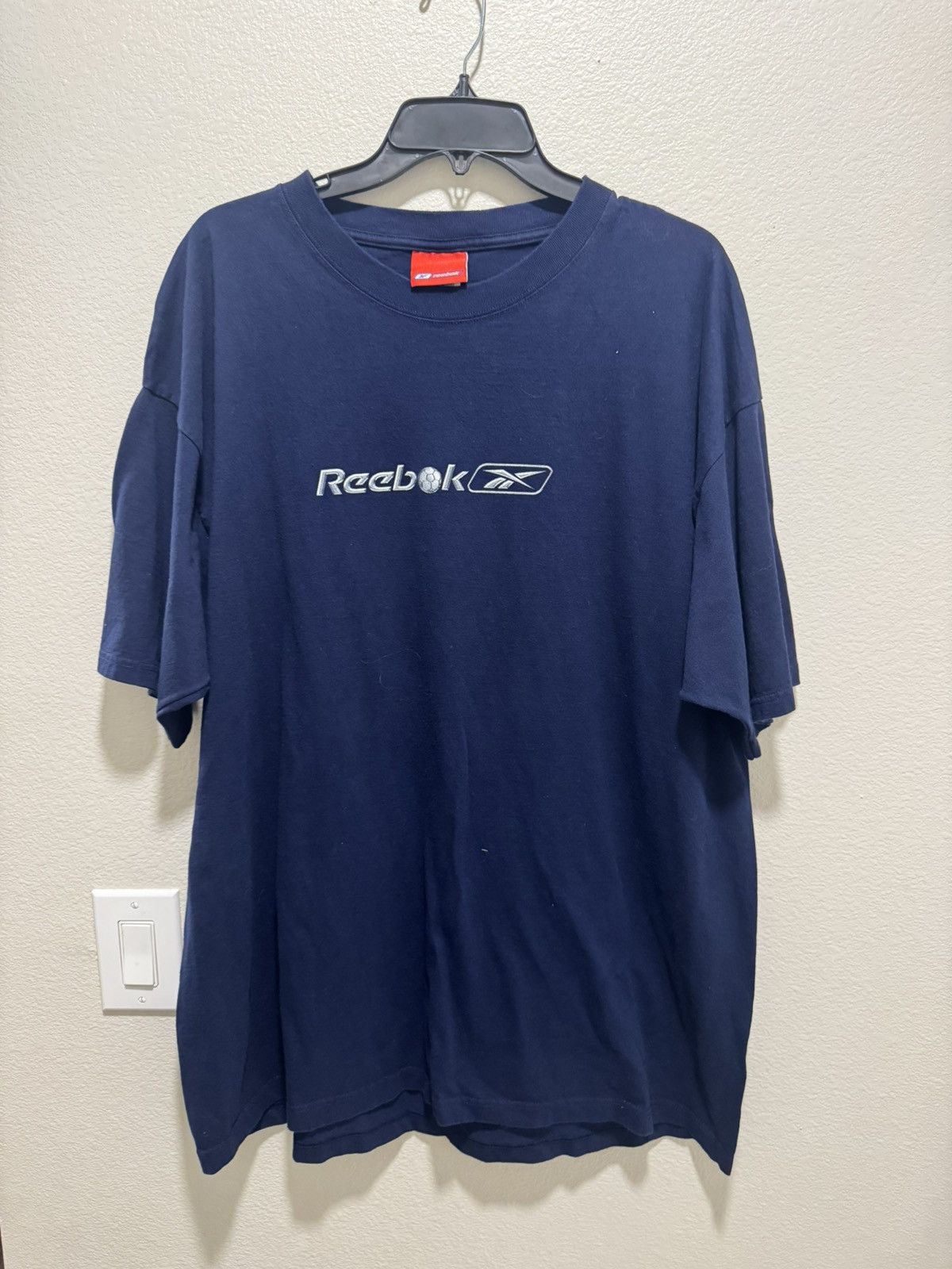 Reebok × Vintage Vintage Reebok soccer t shirt navy size XL Size US XL / EU 56 / 4 - 1 Thumbnail