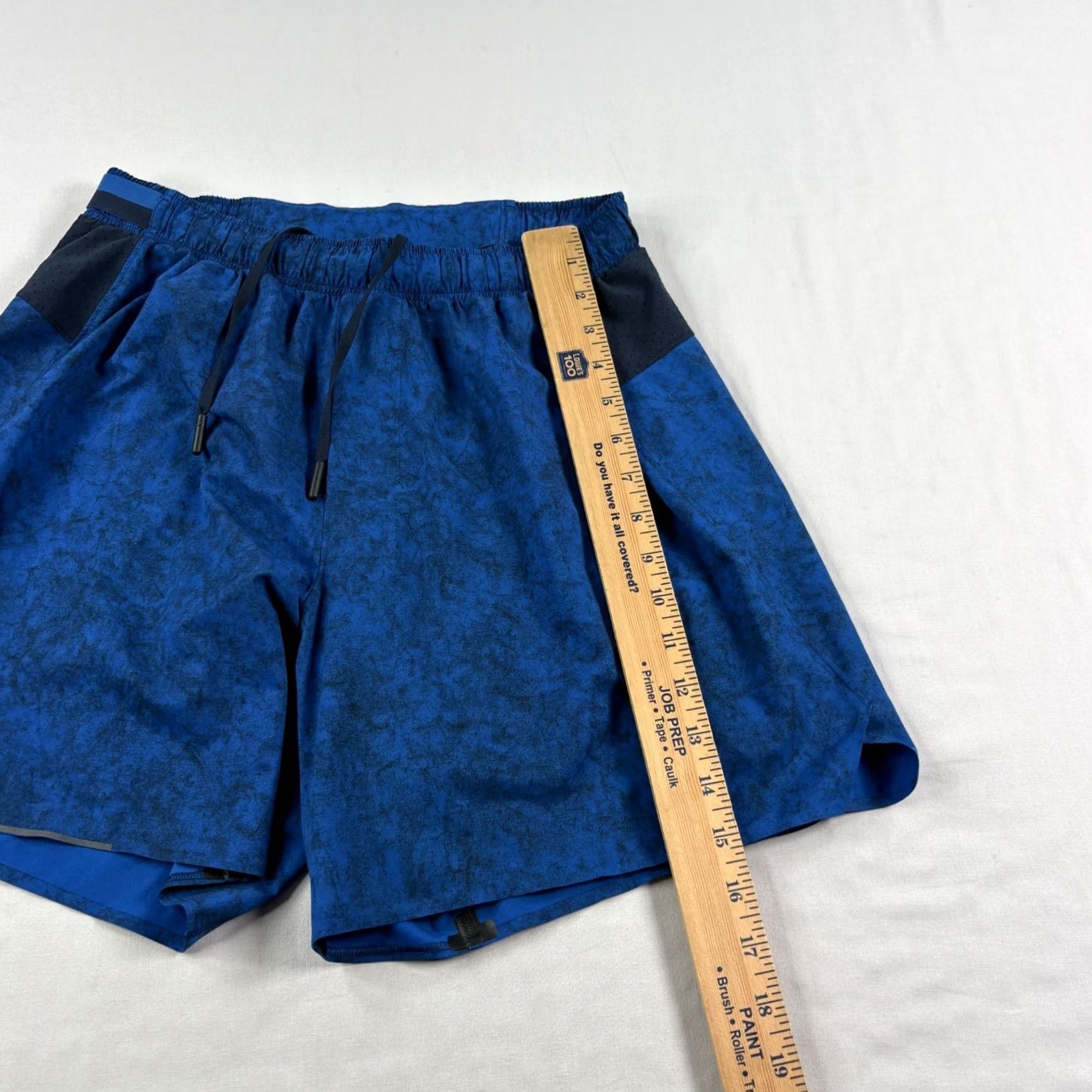 Lululemon Lululemon Surge Shorts Mens M Blue Athletic Lined Gym Running Performance Size US 31 - 5 Thumbnail