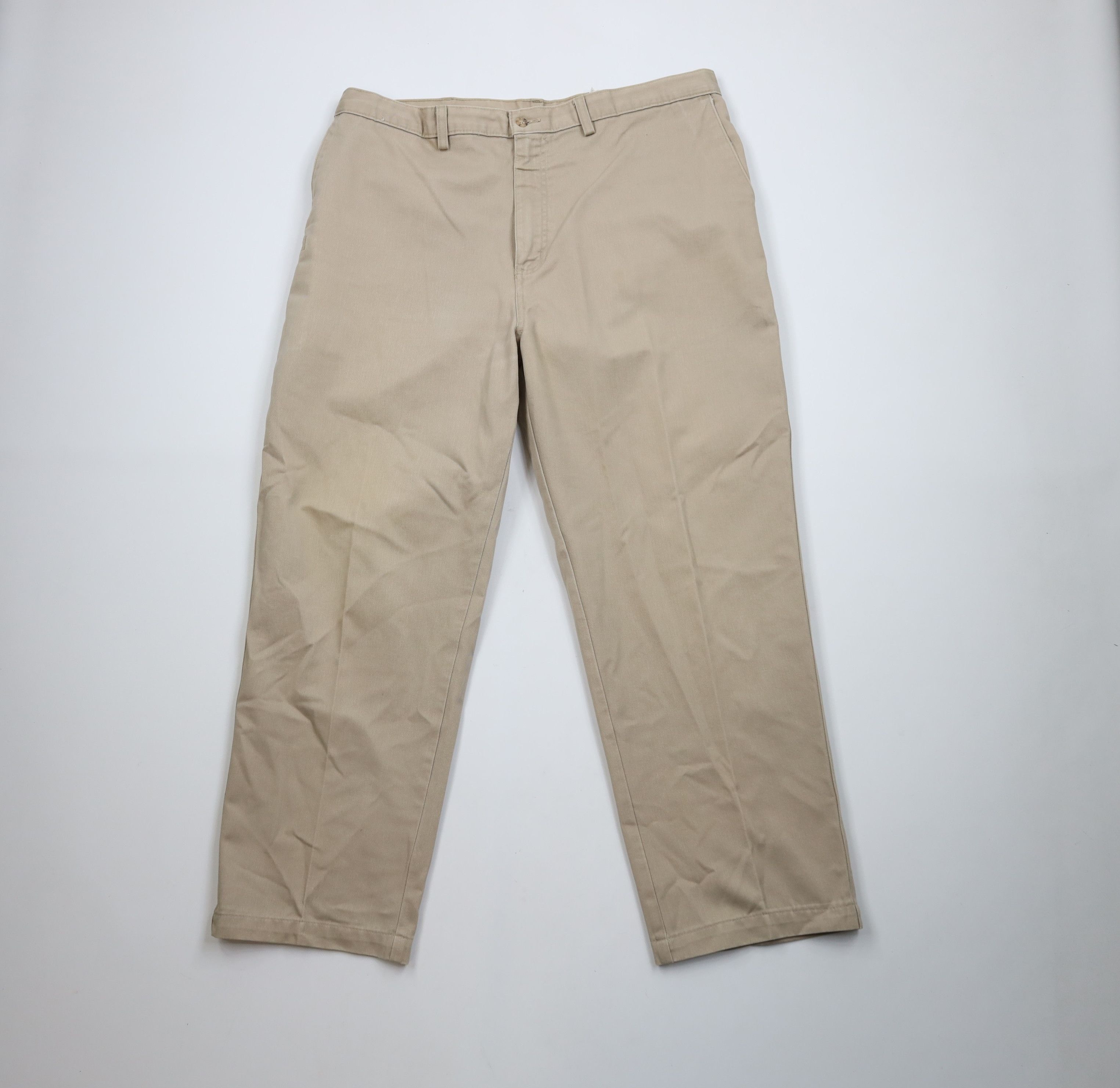 Carhartt × Vintage Vintage Y2K 2000 Carhartt Spell Wide Leg Chino Pants Beige Size US 40 / EU 56 - 1 Thumbnail