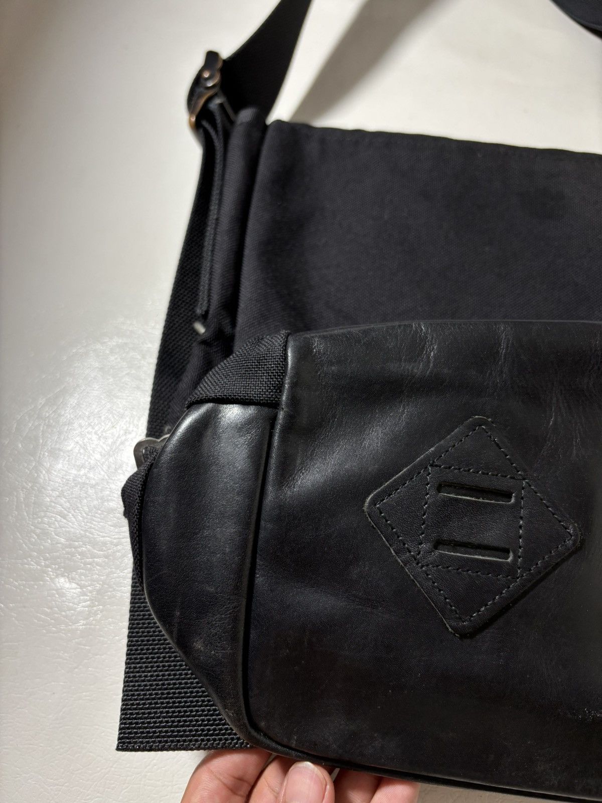 Porter Porter Yoshida Japan Hybrid Leather Large Messenger Bag Size ONE SIZE - 9 Thumbnail