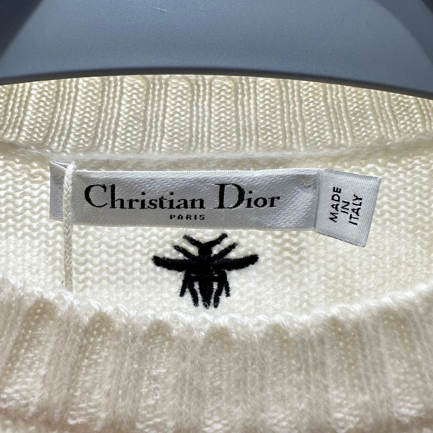 Christian Dior Monsieur Dior 38 Red-crowned Crane Embroidery Cashmere Knit mar596 Size S / US 4 / IT 40 - 3 Thumbnail