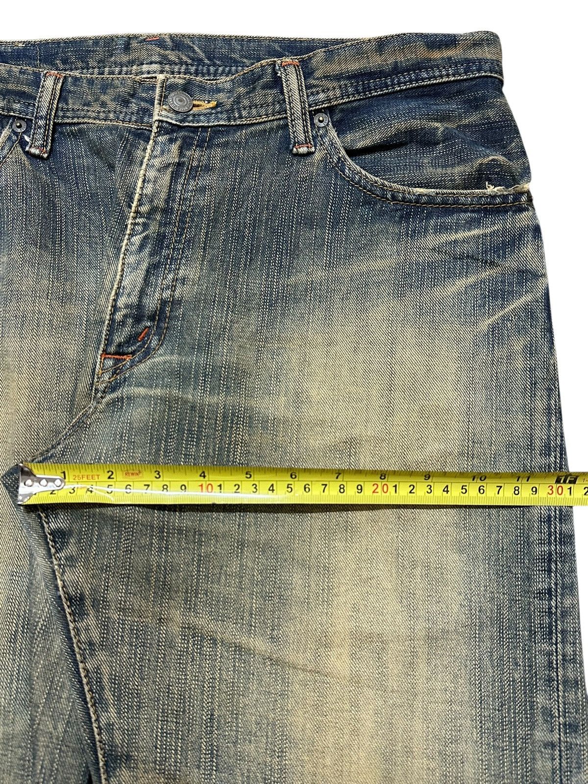 Japanese Brand Vintage Japanese Brand Mud Wash Style Baggy Jeans Size US 35 - 15 Thumbnail