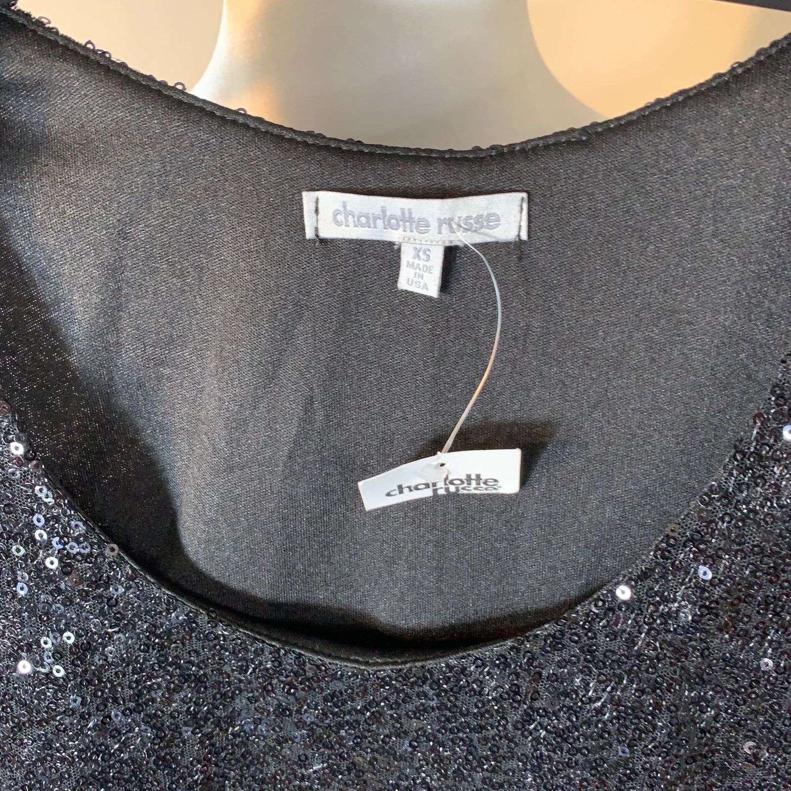 Other Women’s Sequin Black top size S Size S / US 4 / IT 40 - 3 Thumbnail