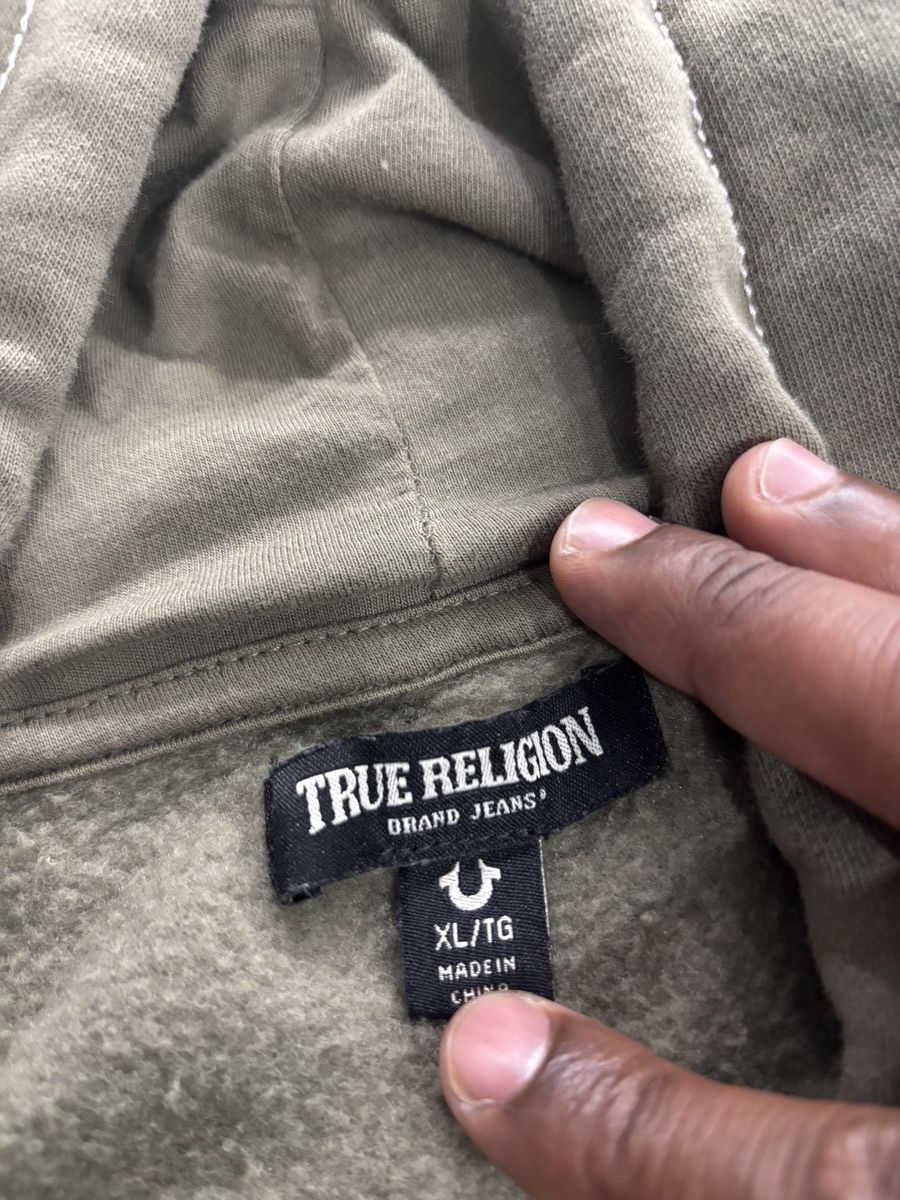 True Religion True Religion Buddha Zip Hoodie Olive Green Size XL Size US XL / EU 56 / 4 - 3 Thumbnail