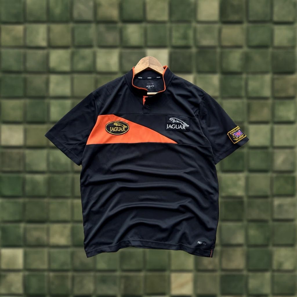 Vintage VINTAGE Jaguar Racing Jersey Polo Black Mitre Shirt L Men Size US L / EU 52-54 / 3 - 1 Thumbnail
