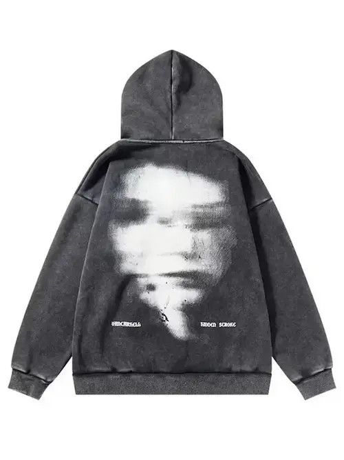 Japanese Brand Fujisawa x Ran Vintage Double Face Printed Hoodie Size US XL / EU 56 / 4 - 7 Thumbnail