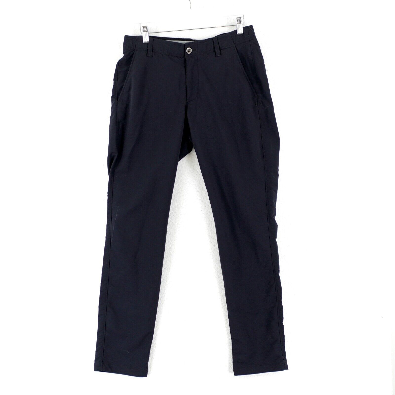 Under Armour Under Armour Blue Elastic Waist Low Rise Athletic Nylon Poly Size US 31 - 1 Thumbnail