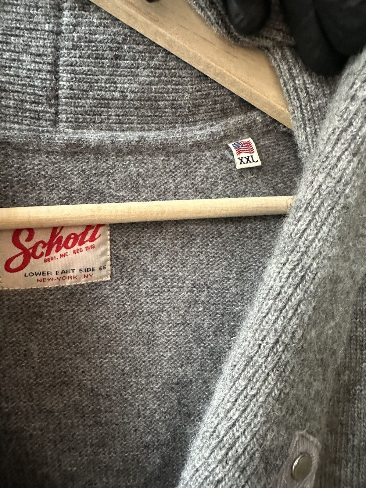 Schott Schott bros. NYC Cardigan Sweater Size XXL Size US XXL / EU 58 / 5 - 4 Thumbnail