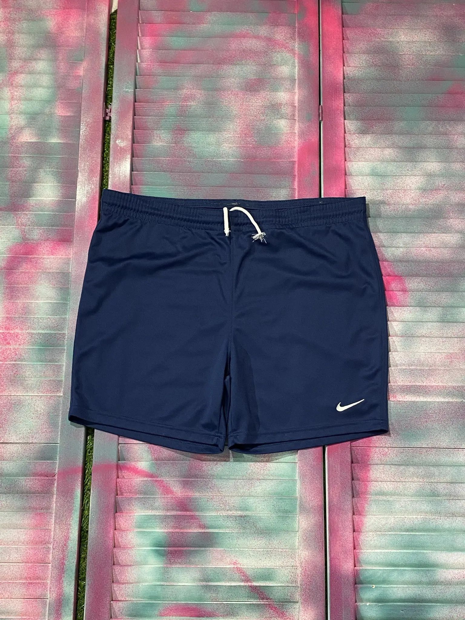 Nike × Vintage Vintage Y2K Nike Blue Shorts Size US 34 / EU 50 - 1 Thumbnail