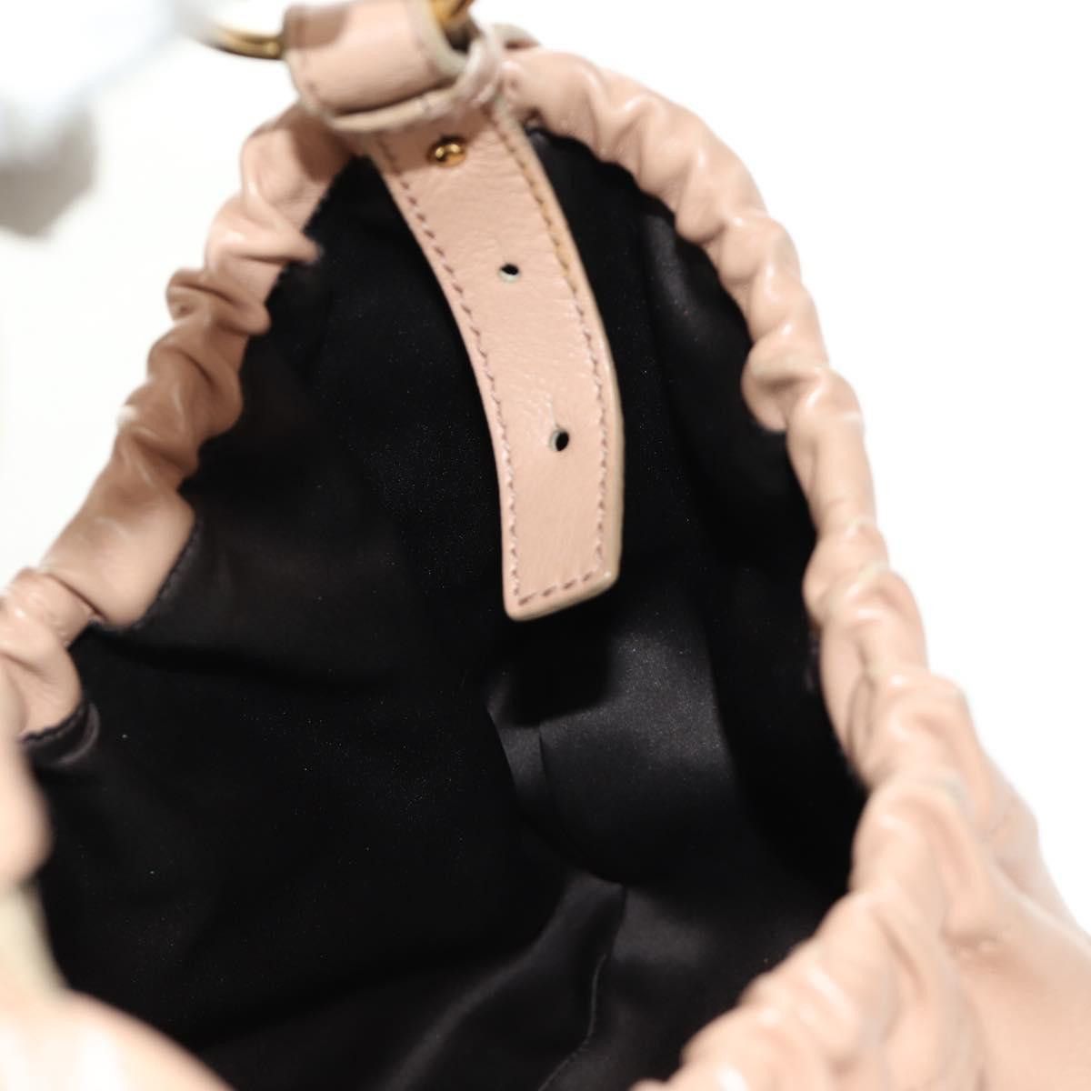 Saint Laurent Paris SAINT LAURENT Mombasa Shoulder Bag Leather Pink Gold Auth Size ONE SIZE - 24 Thumbnail
