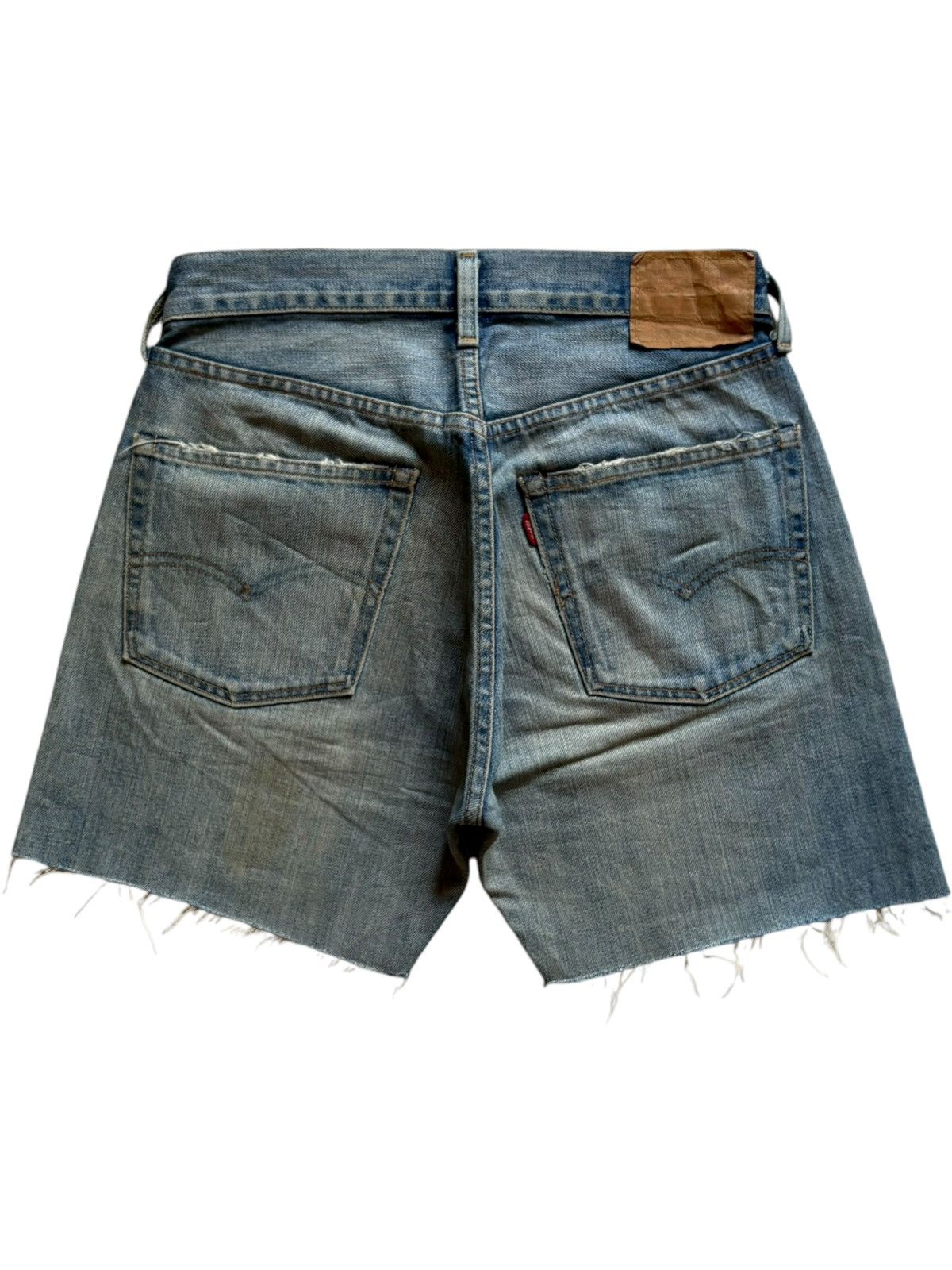 Levi's × Levi's Vintage Clothing Vintage 80s Levis 501 Big E Selvedge Mud Wash Jean Shorts Size US 29 - 3 Thumbnail