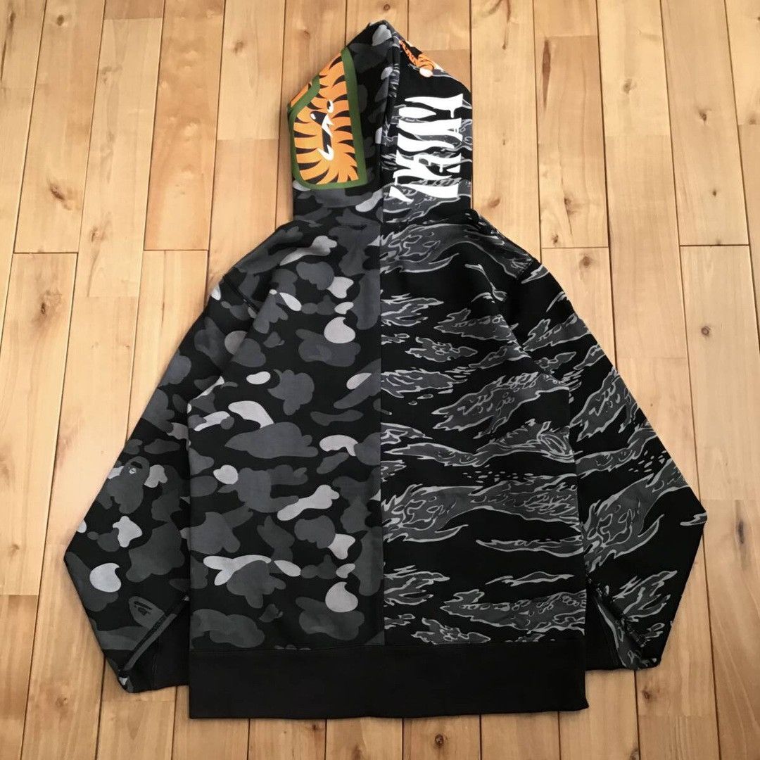 Bape × Undefeated BAPE × Undefeated Tiger Shark Full Zip Hoodie a bathing ape Size US M / EU 48-50 / 2 - 2 Thumbnail