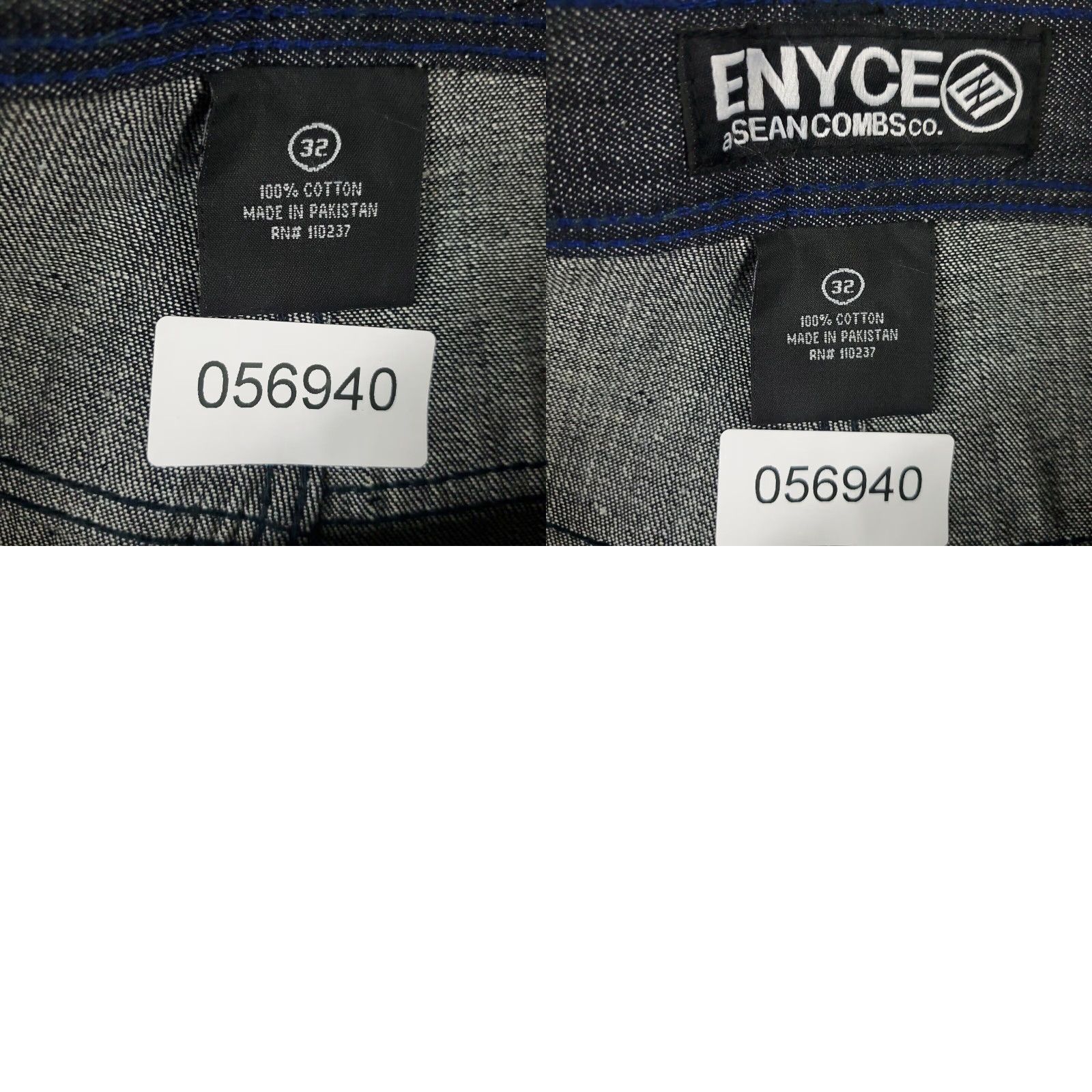 Enyce Enyce Mens Shorts Gray Blue Size 32 Retro Baggy Belted Denim Size US 32 / EU 48 - 8 Thumbnail