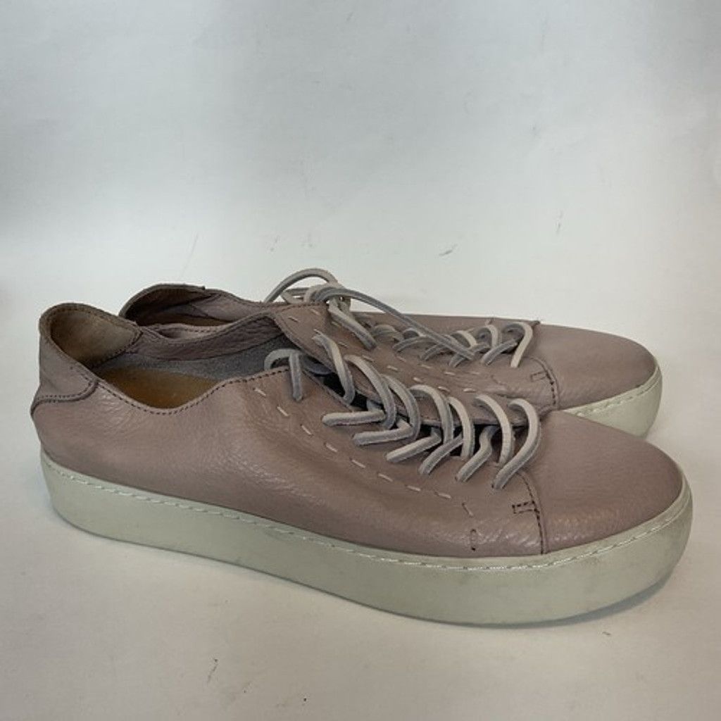 Frye Frye Lena Lilac Leather Low Top Lace Up Sneakers Women 9M Size US 9 / IT 39 - 10 Thumbnail