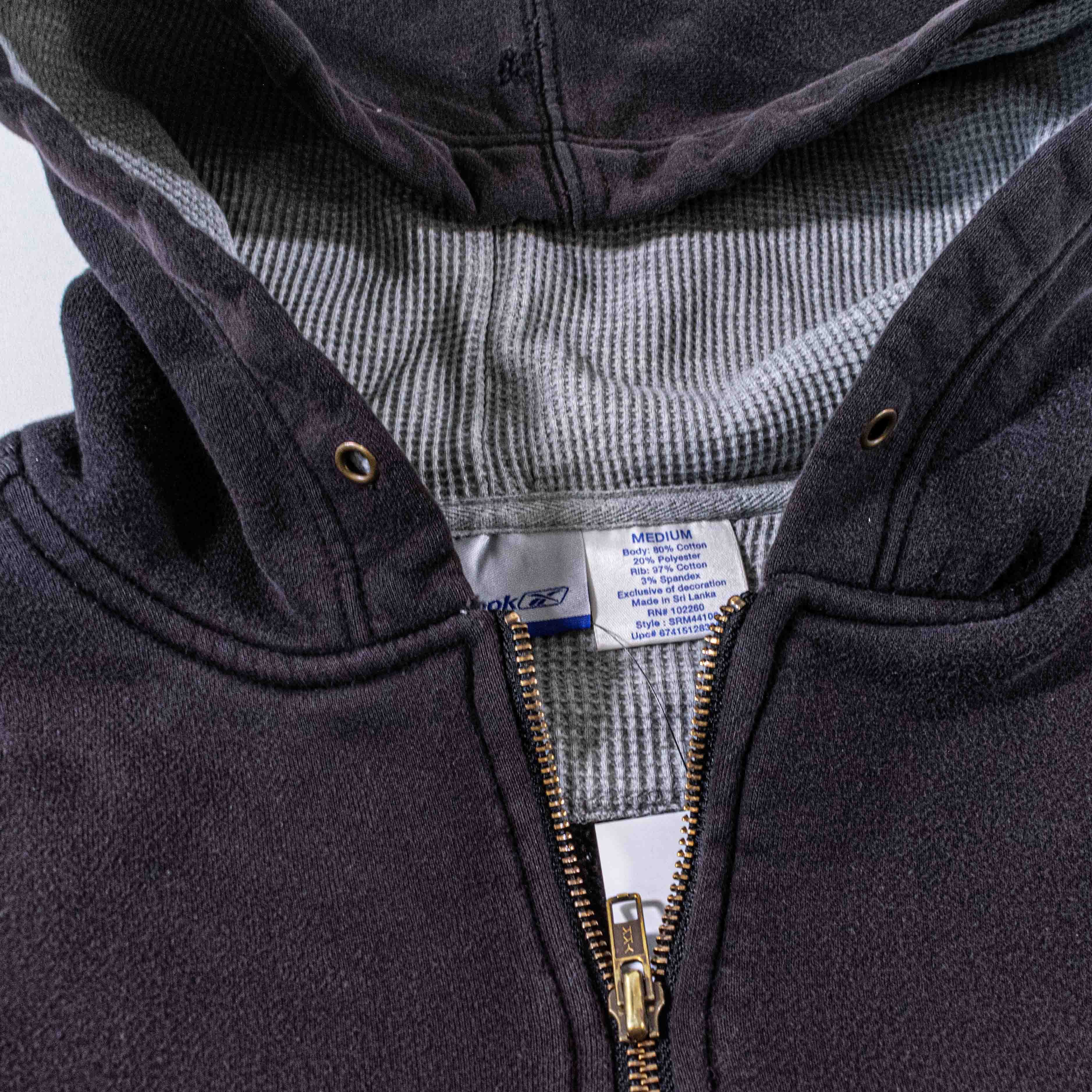 Reebok VTG Reebok Sun Faded Zip Hoodie Distressed Thrashed Y2K Boxy Size US M / EU 48-50 / 2 - 11 Thumbnail
