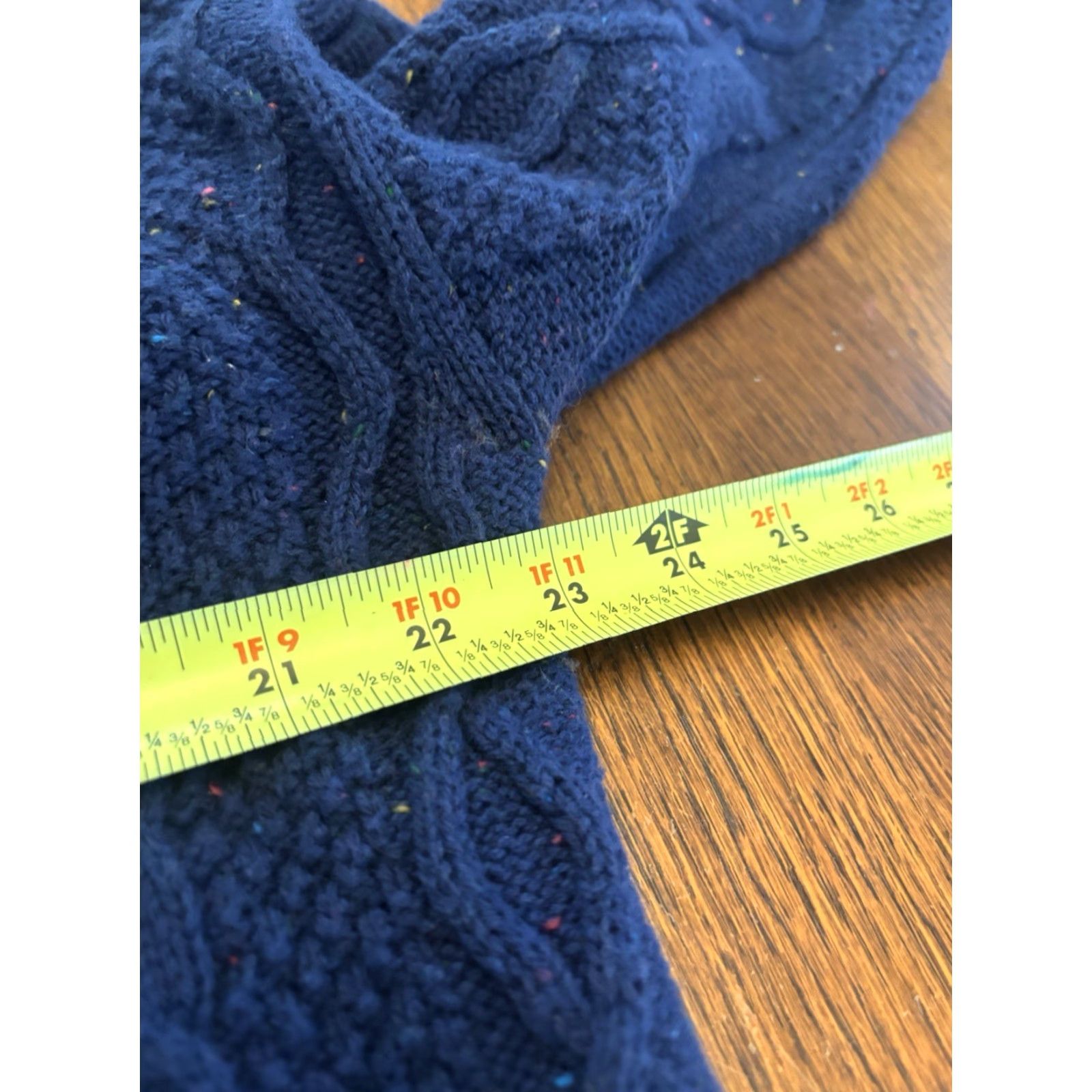 J.Crew J.CREW Sweater Pullover Cable-Knit Blue Women's XL, Size XL Pullover Knit Style Cable-Knit Classic Winter Vintage? Size XL / US 12-14 / IT 48-50 - 3 Thumbnail