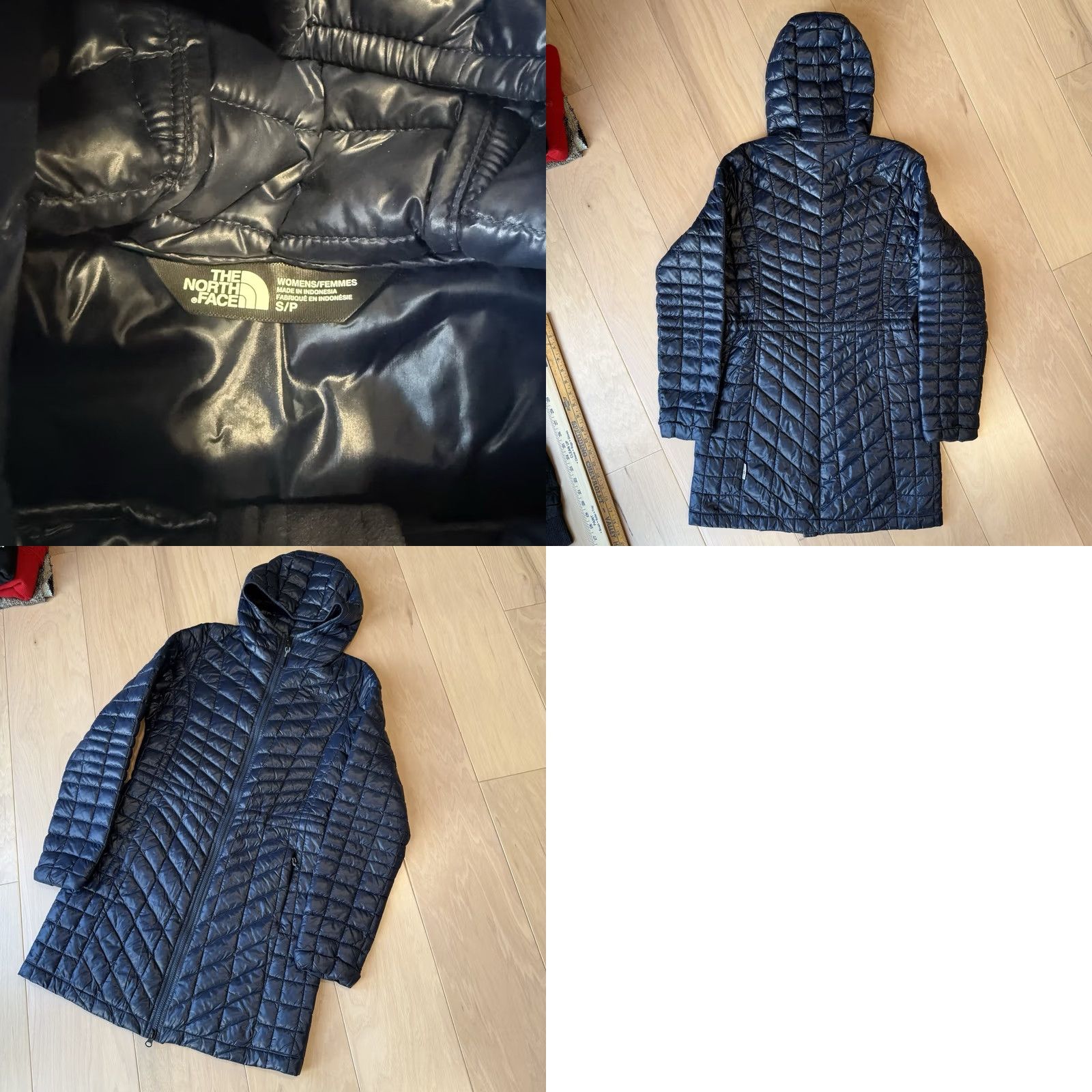The North Face The North Face Thermoball Parka Jacket S Navy Full Zip Insulated Puffer Outerwear Women Size S / US 4 / IT 40 - 8 Thumbnail