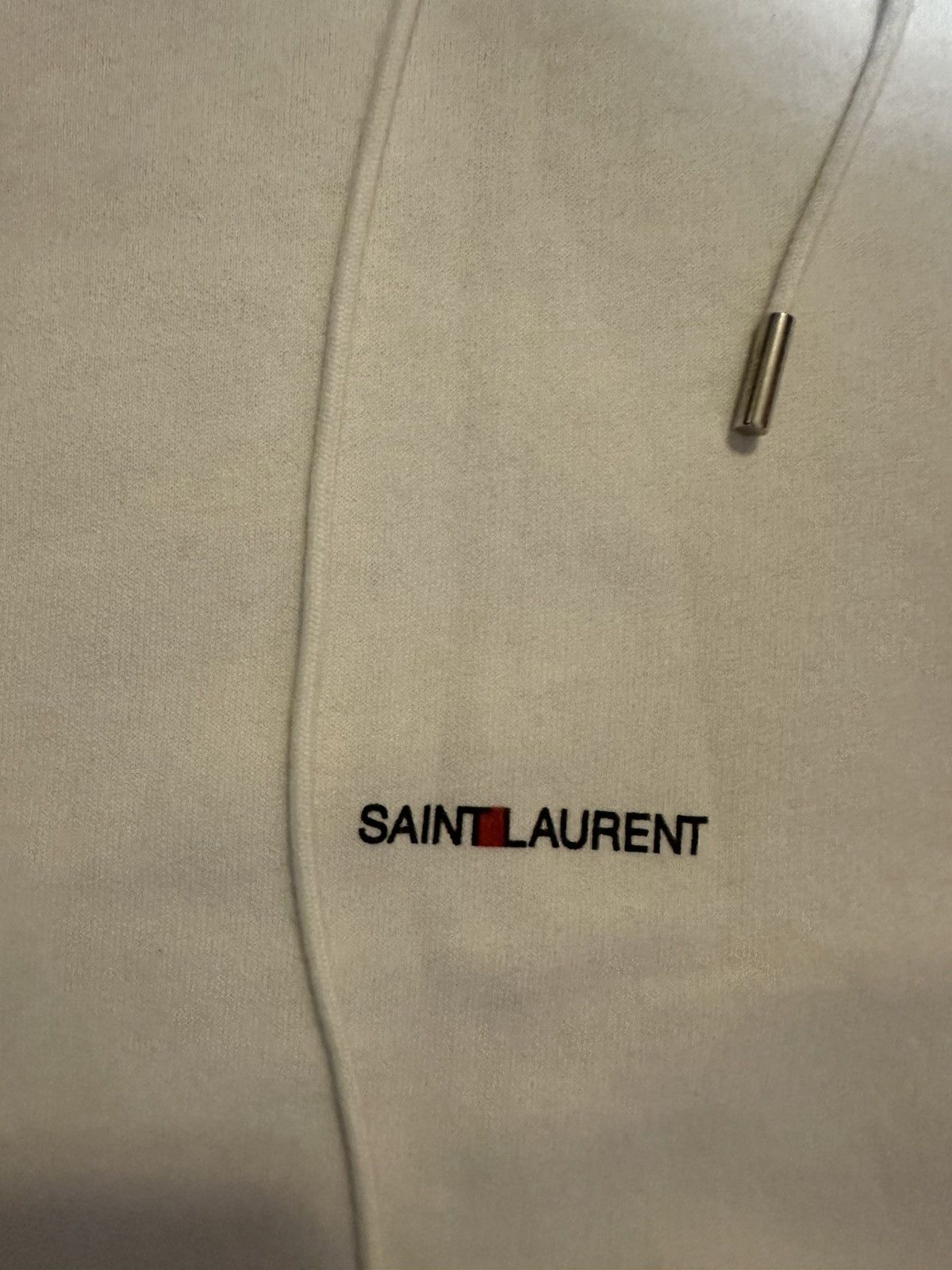 Saint Laurent Paris Saint Laurent Minimal Logo Hoodie Size US XS / EU 42 / 0 - 2 Thumbnail