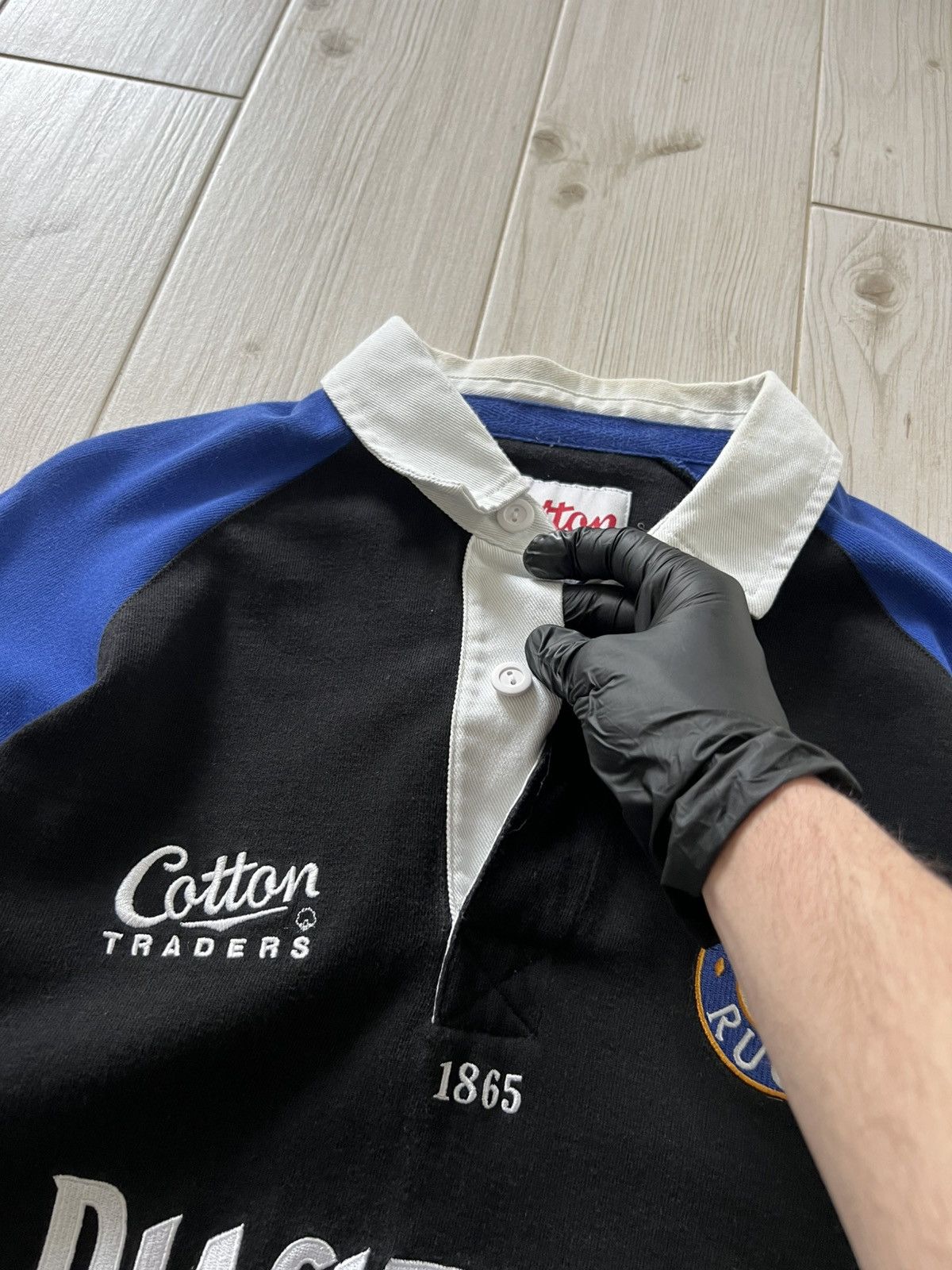 Cotton Traders Vintage Cotton Traders Bath Rugby Long Sleeve Rugby Shirt Size US L / EU 52-54 / 3 - 7 Thumbnail