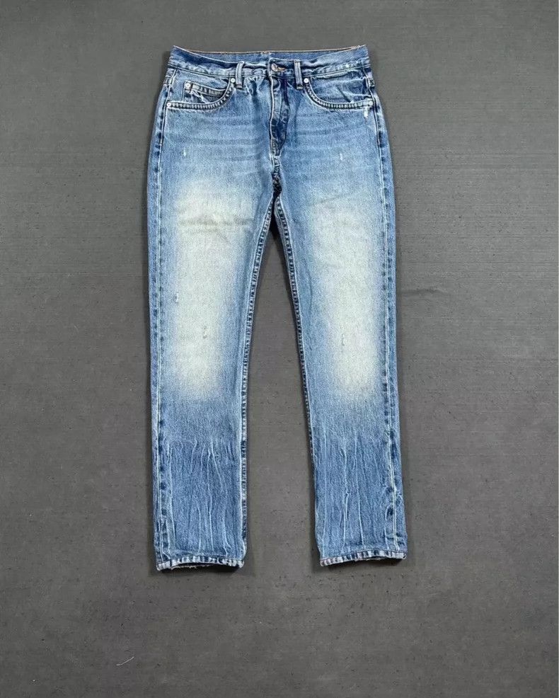 Helmut Lang HELMUT LANG Watering destroys jeans Size US 31 - 1 Thumbnail