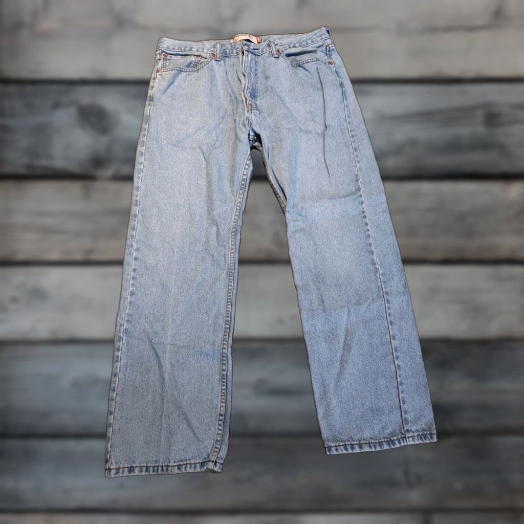 Levi's VINTAGE Levi's 505 Jeans Men's 36x30 Light Wash Straight Leg Cotton USA Y2K Size US 36 / EU 52 - 1 Thumbnail