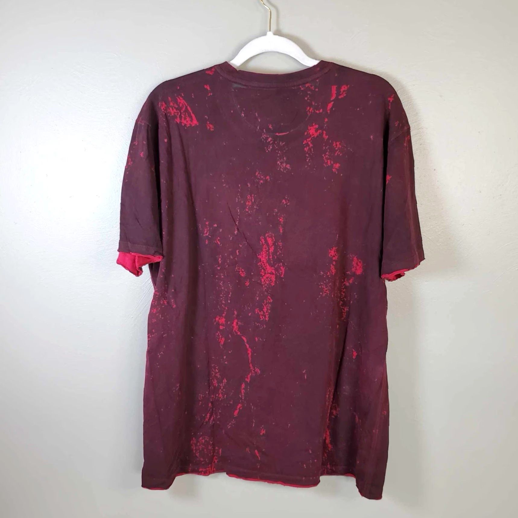 Vintage Retrofit T Shirt Adult Large Red Grunge Streetwear Skate Surf Y2K 2000’s Size US L / EU 52-54 / 3 - 8 Thumbnail
