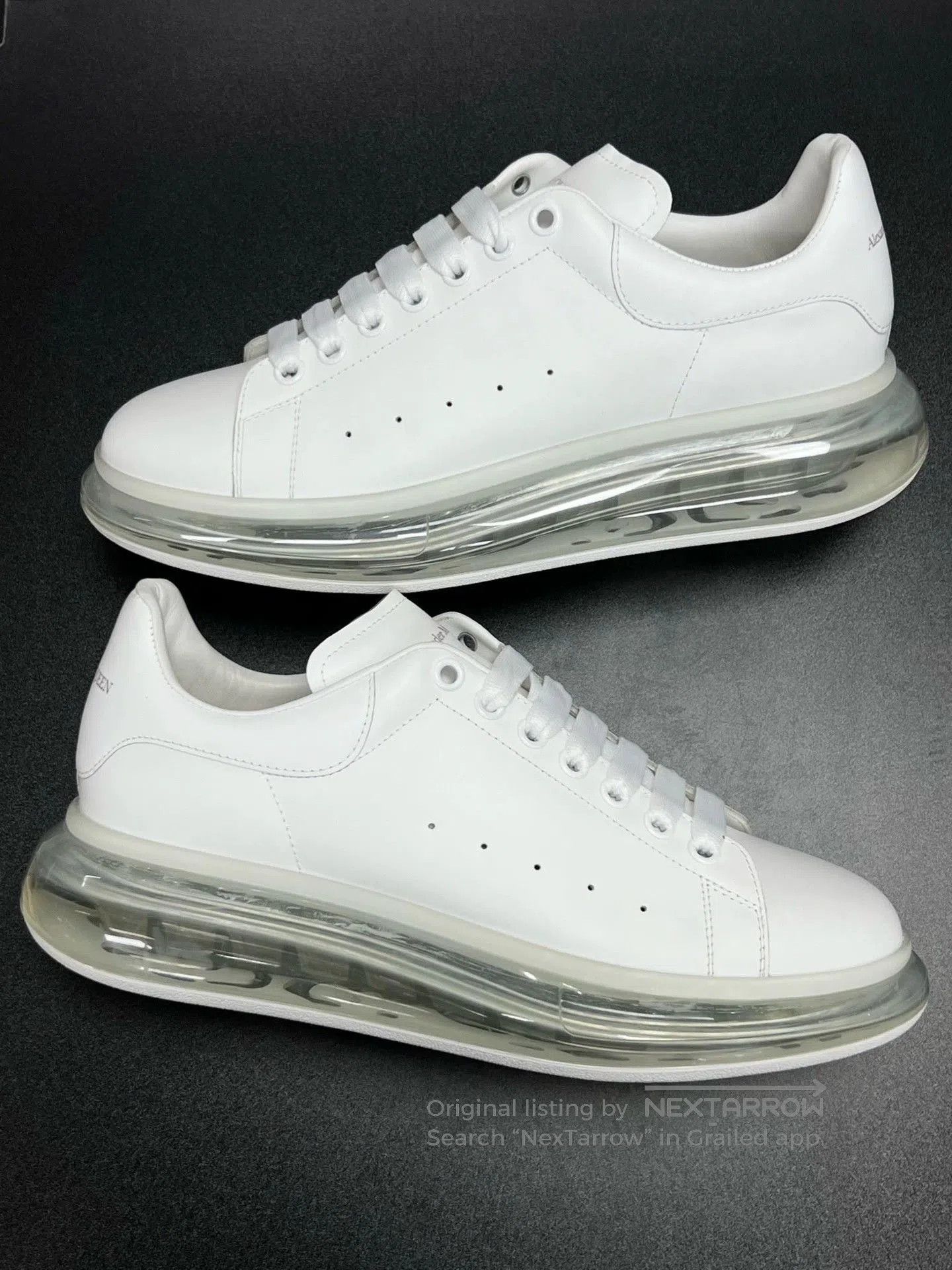 Alexander McQueen MCQ White Sole Air Cushion Sneakers Size 44. Size US 10.5 / EU 43-44 - 5 Thumbnail