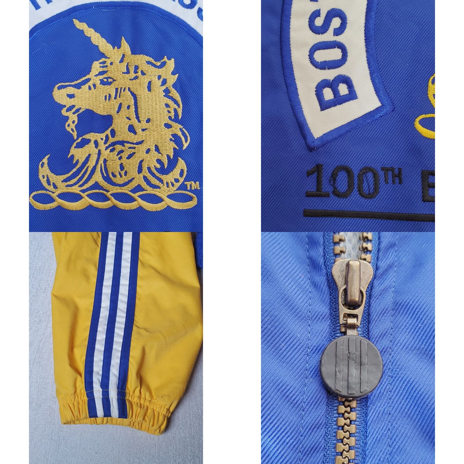 Adidas VINTAGE Adidas Boston Marathon 1996 100th Track Jacket Blue Yellow Men’s XL Adidas Jacket Boys? Size US XL / EU 56 / 4 - 8 Thumbnail