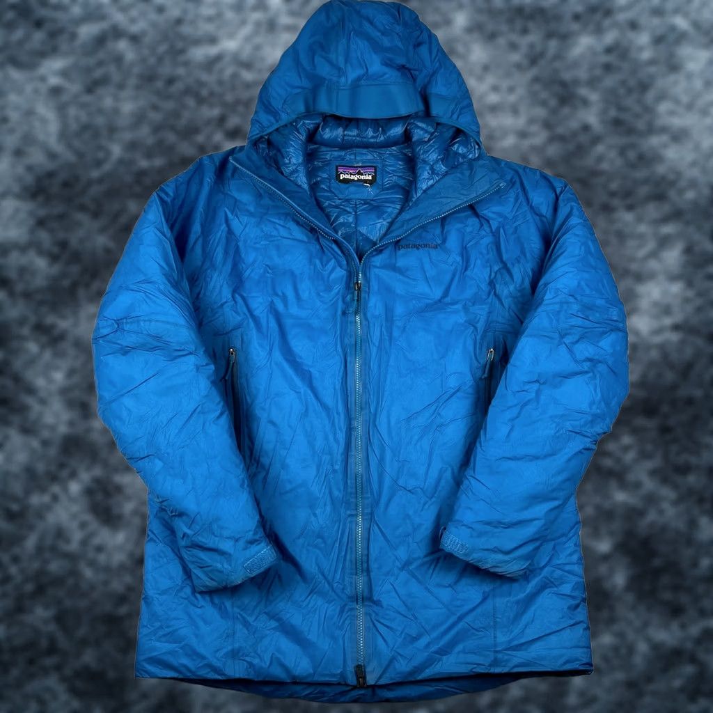 Patagonia Patagonia Micro Puff Storm Jacket H2NO Hood Zip XL Mens Blue Insulated Ski Snow Jacket Size US XL / EU 56 / 4 - 1 Thumbnail