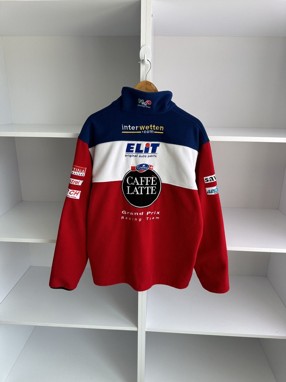 Honda Vintage Honda Caffe Latte Grand Prix Racing Team Jacket Size US XL / EU 56 / 4 - 5 Thumbnail