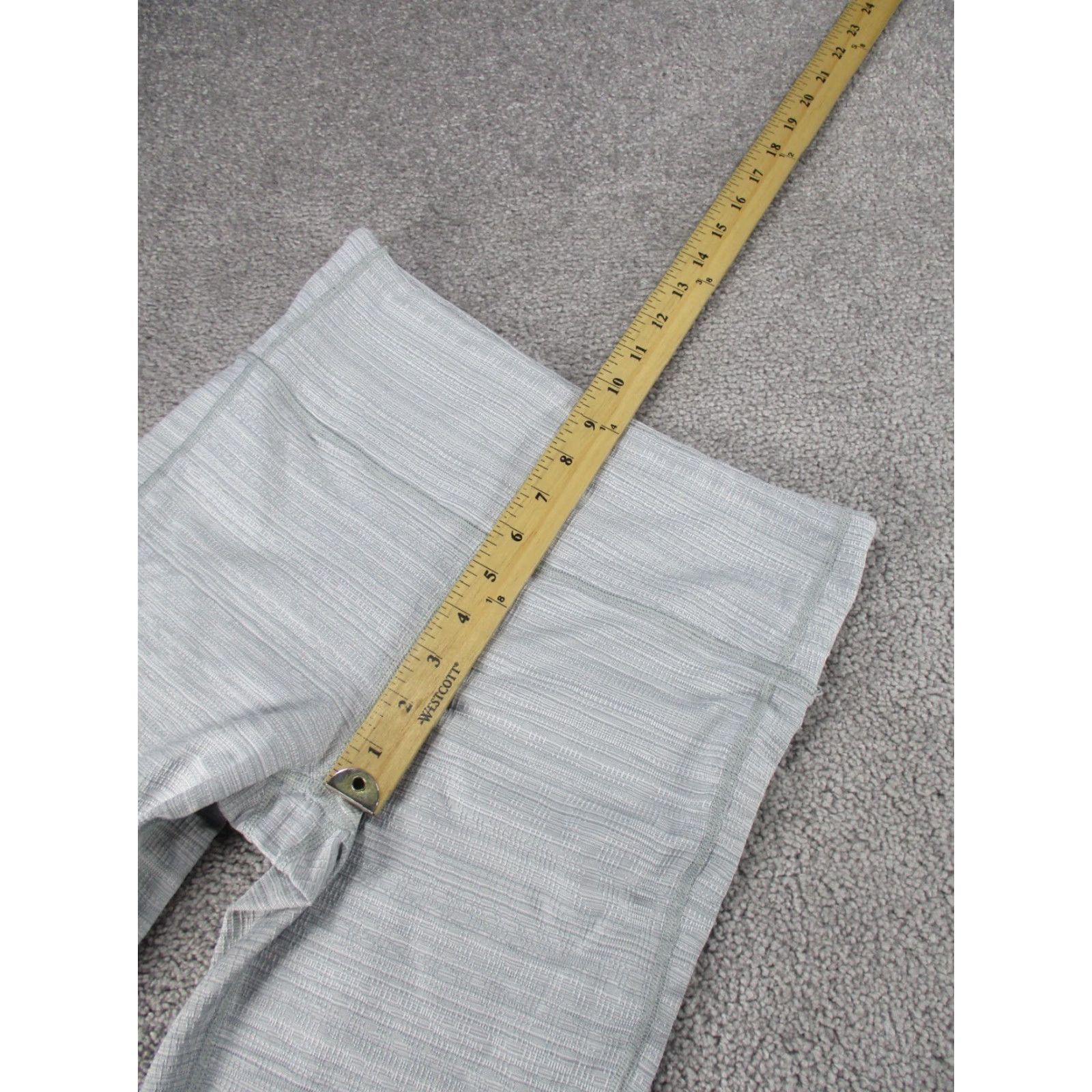 Athleta Athleta Leggings Womens M Gray Jacquard Athletic Activewear. Size 32" / US 10 / IT 46 - 5 Thumbnail
