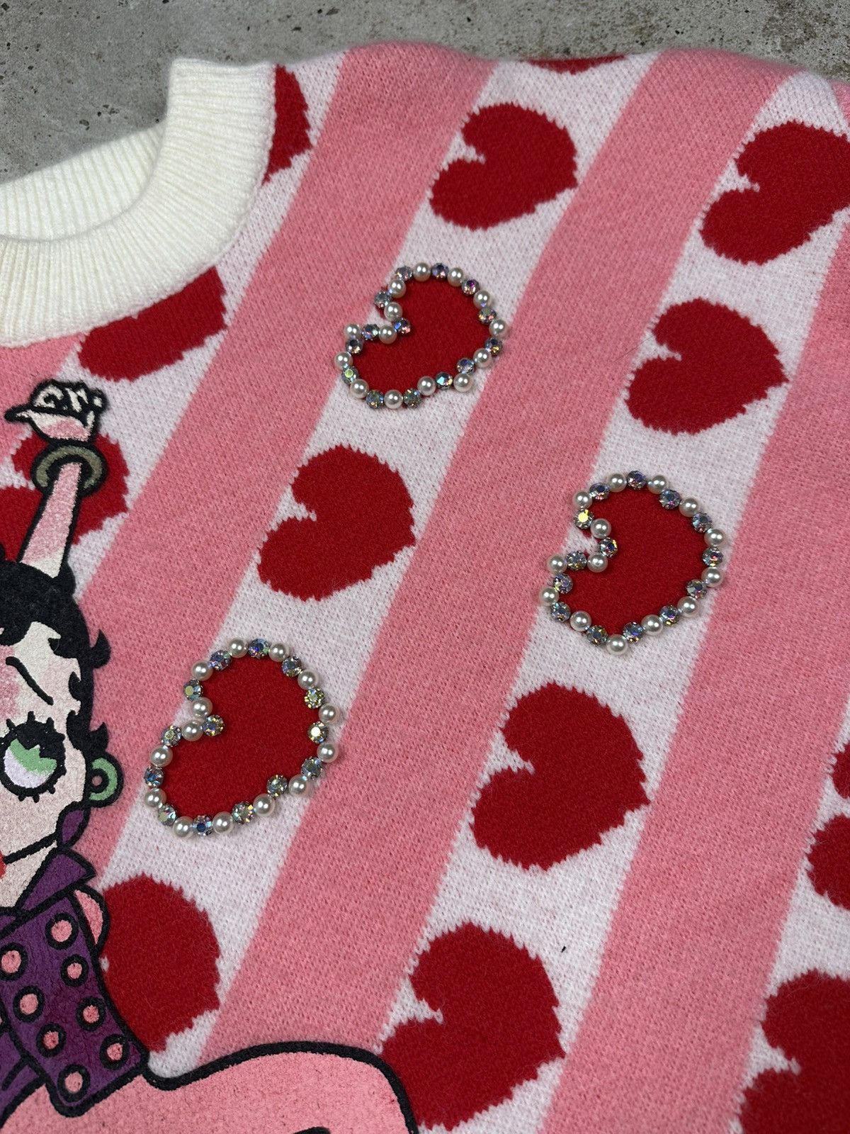 Cartoon Network × Vintage Vintage Y2K Betty Boop Cartoon Network Wool Sweater Size US L / EU 52-54 / 3 - 12 Thumbnail