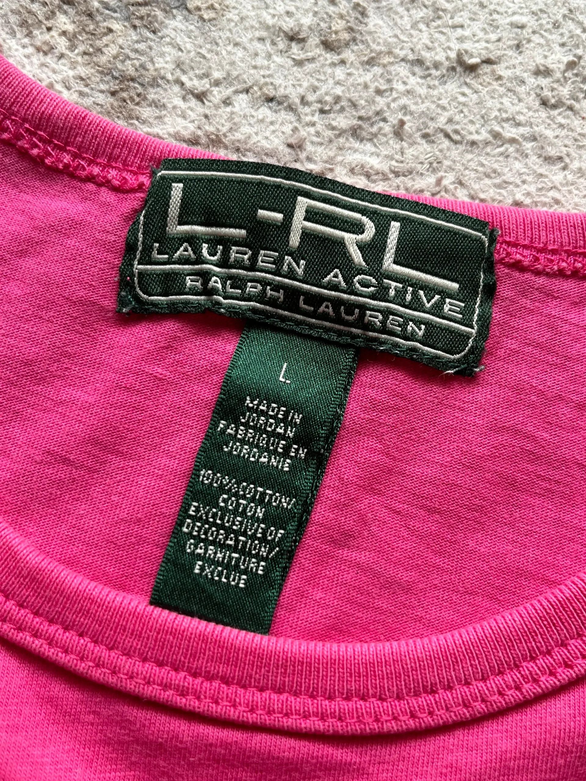Polo Ralph Lauren Lauren Ralph Lauren LRL Active Crest T-Shirt Sz L Size L / US 10 / IT 46 - 4 Thumbnail