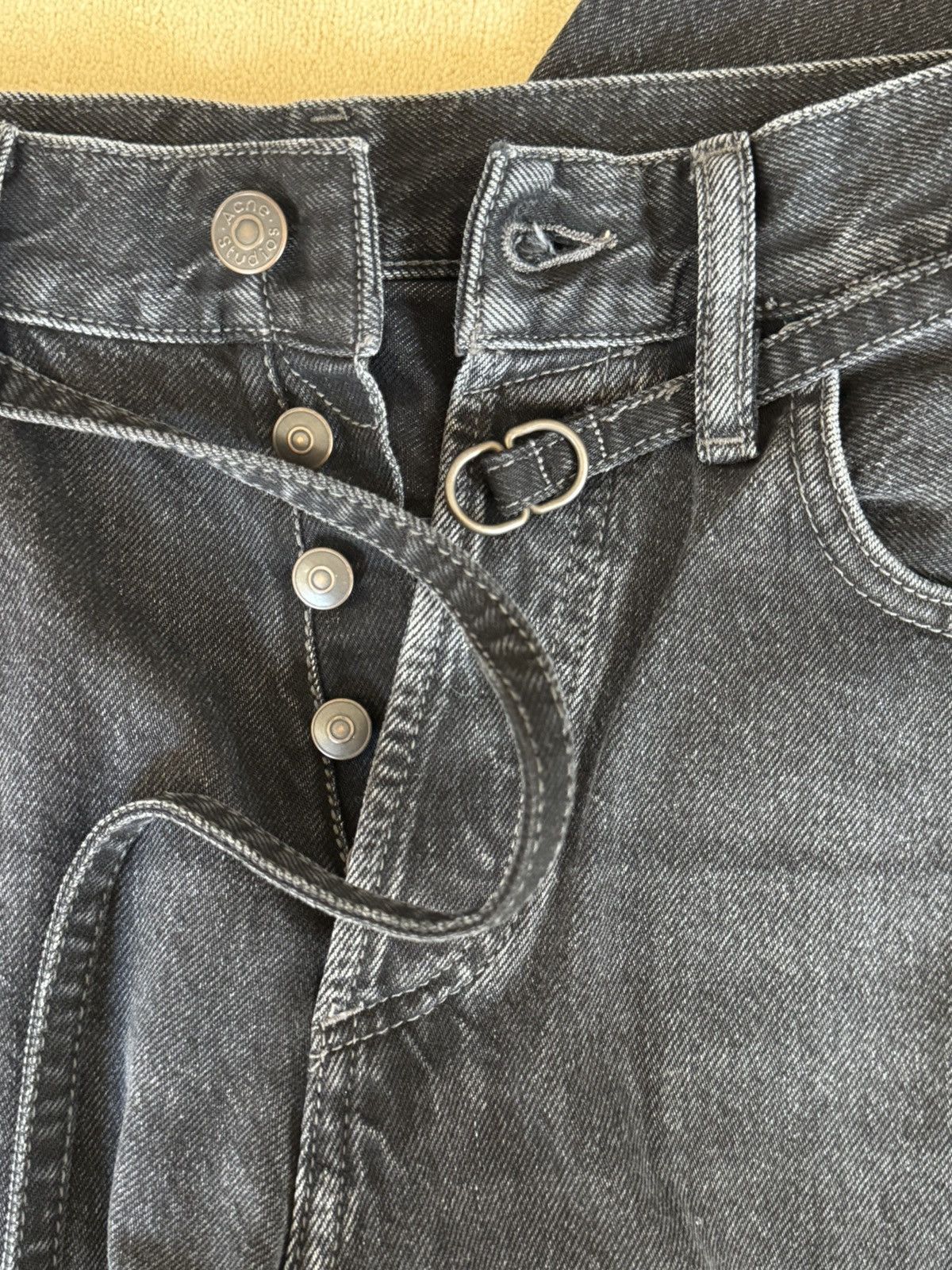 Acne Studios Acne Studios 1991 Toj Vintage Black Size US 27 - 6 Thumbnail