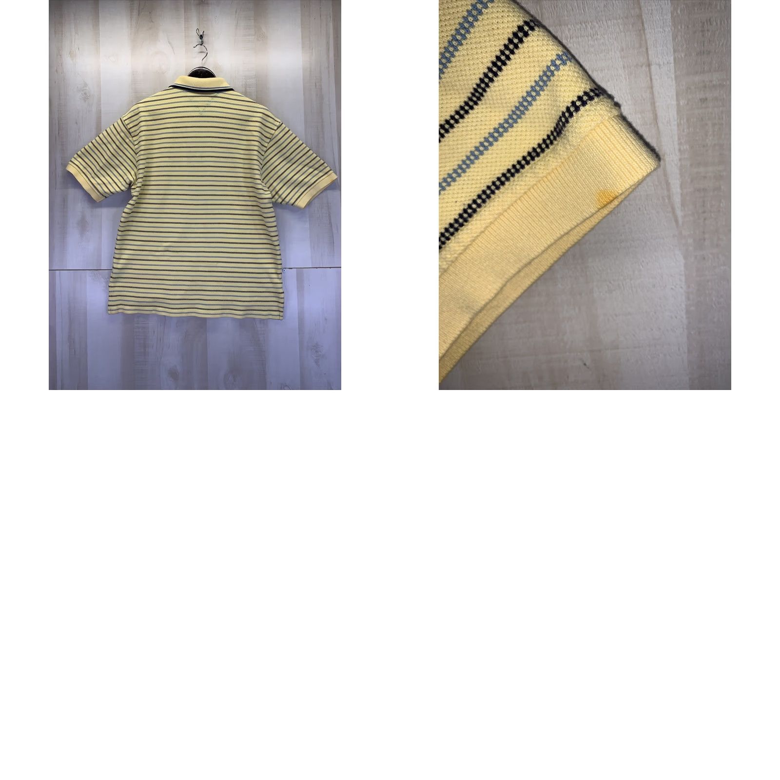 Tommy Hilfiger Tommy Hilfiger Shirt Mens L Yellow Stripe Cotton Polo Size US L / EU 52-54 / 3 - 8 Thumbnail