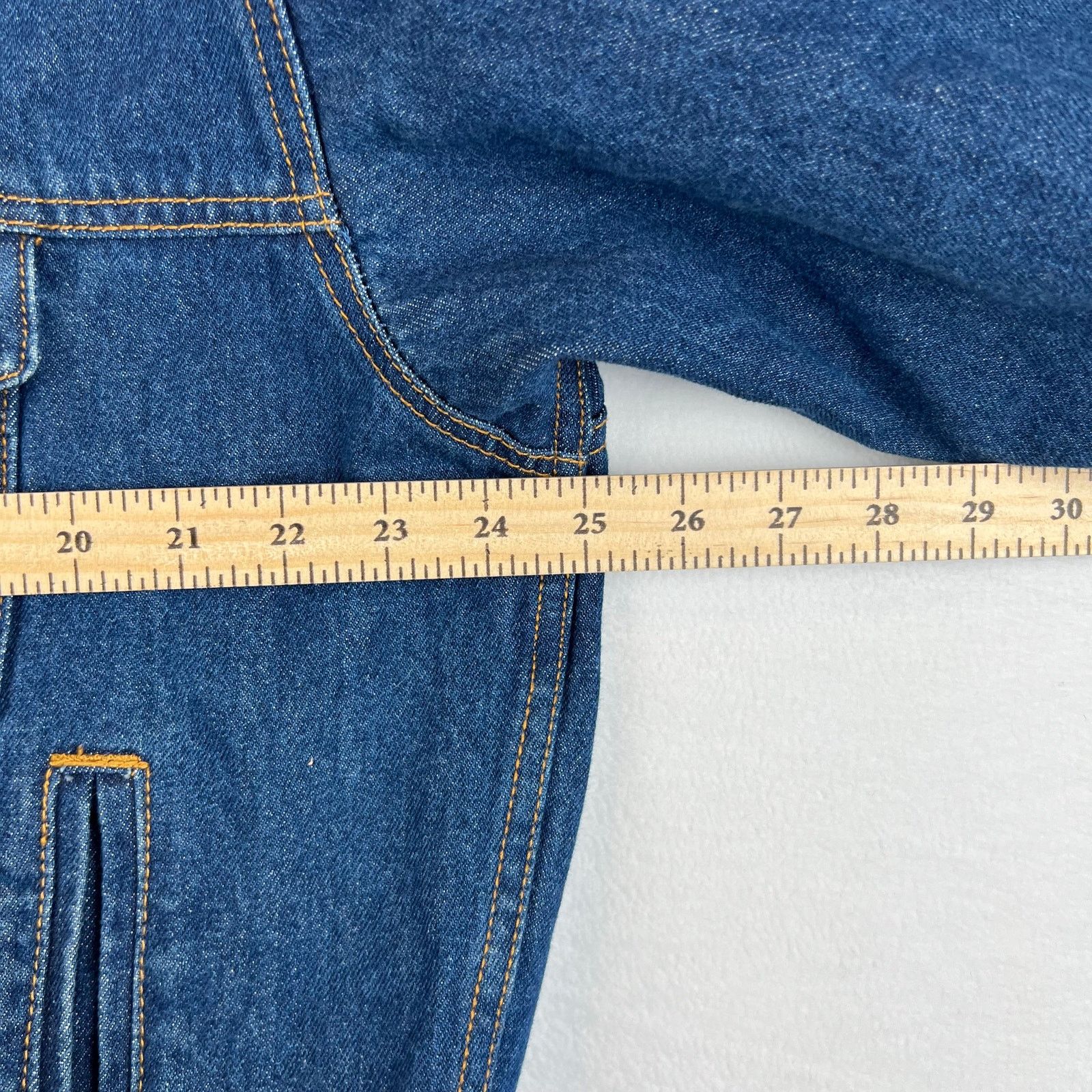 Marlboro Vintage Marlboro Country Store Denim Jacket L Blue Leather Size US L / EU 52-54 / 3 - 5 Thumbnail