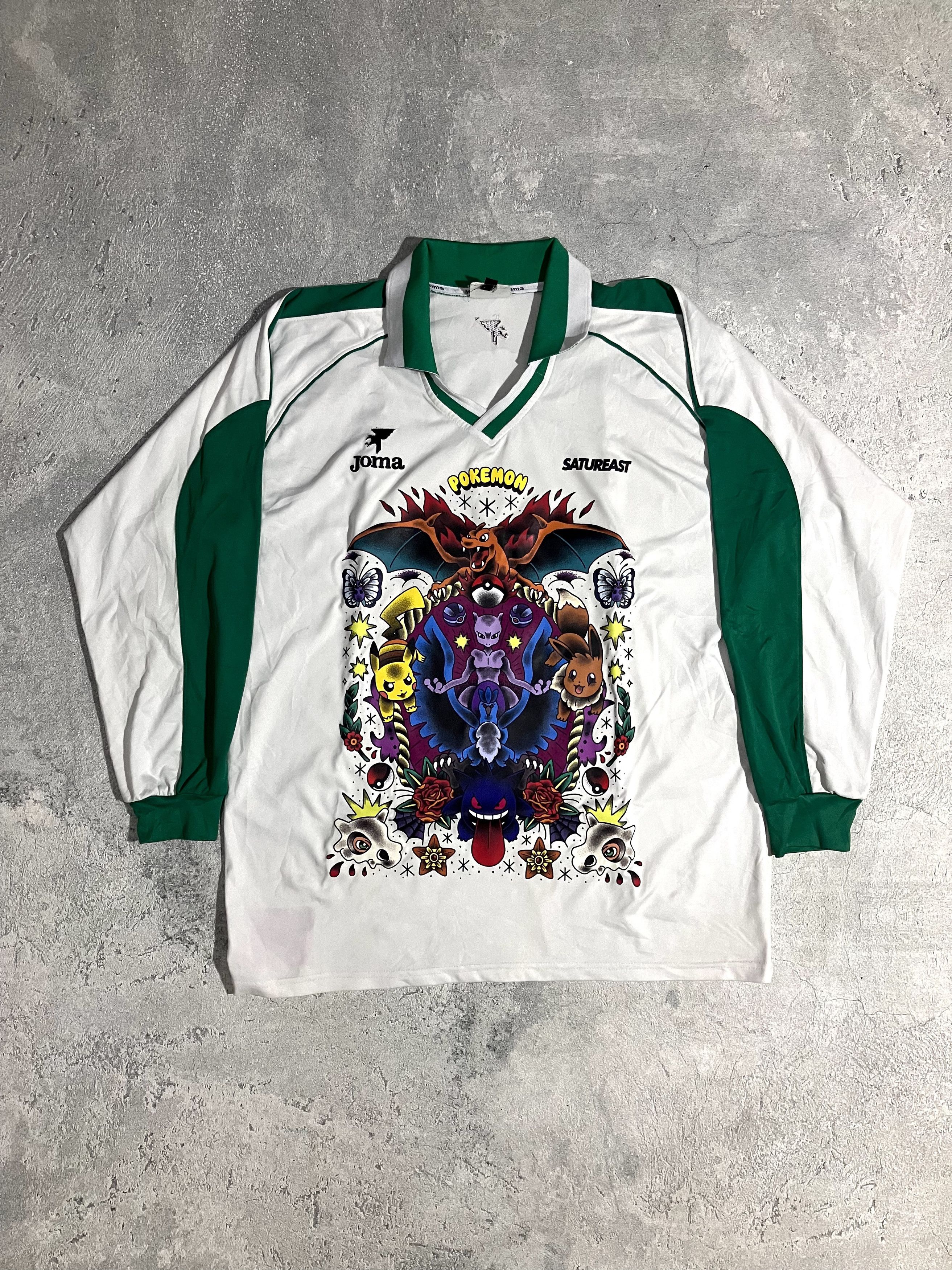 Anime 00s Vintage Soccer Jersey x Custom Pokemon team rocket Size US XL / EU 56 / 4 - 1 Thumbnail