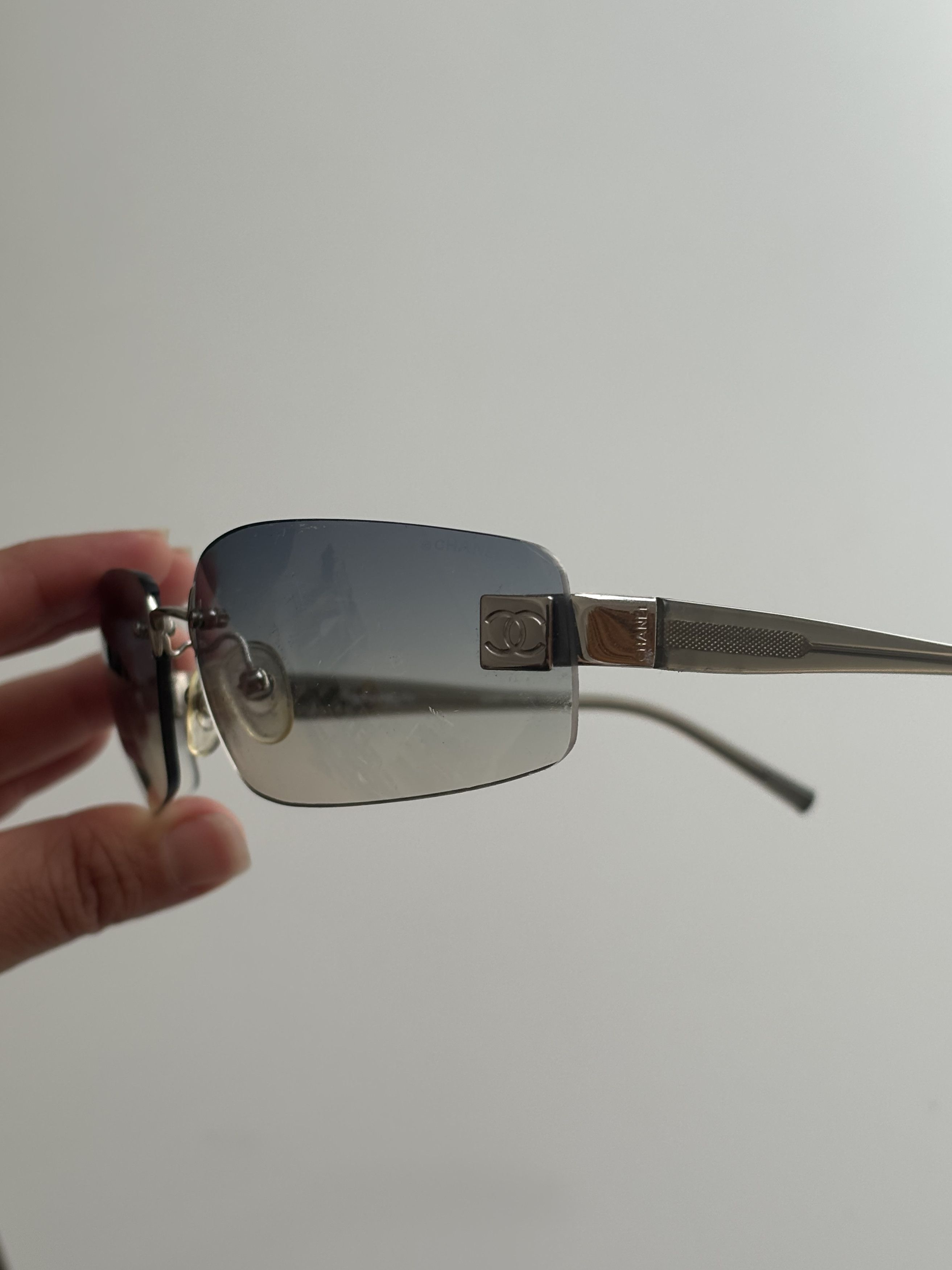 Chanel × Vintage CHANEL Sunglasses 4018 Rimless Rhinestone 4017 Vintage Size ONE SIZE - 9 Thumbnail