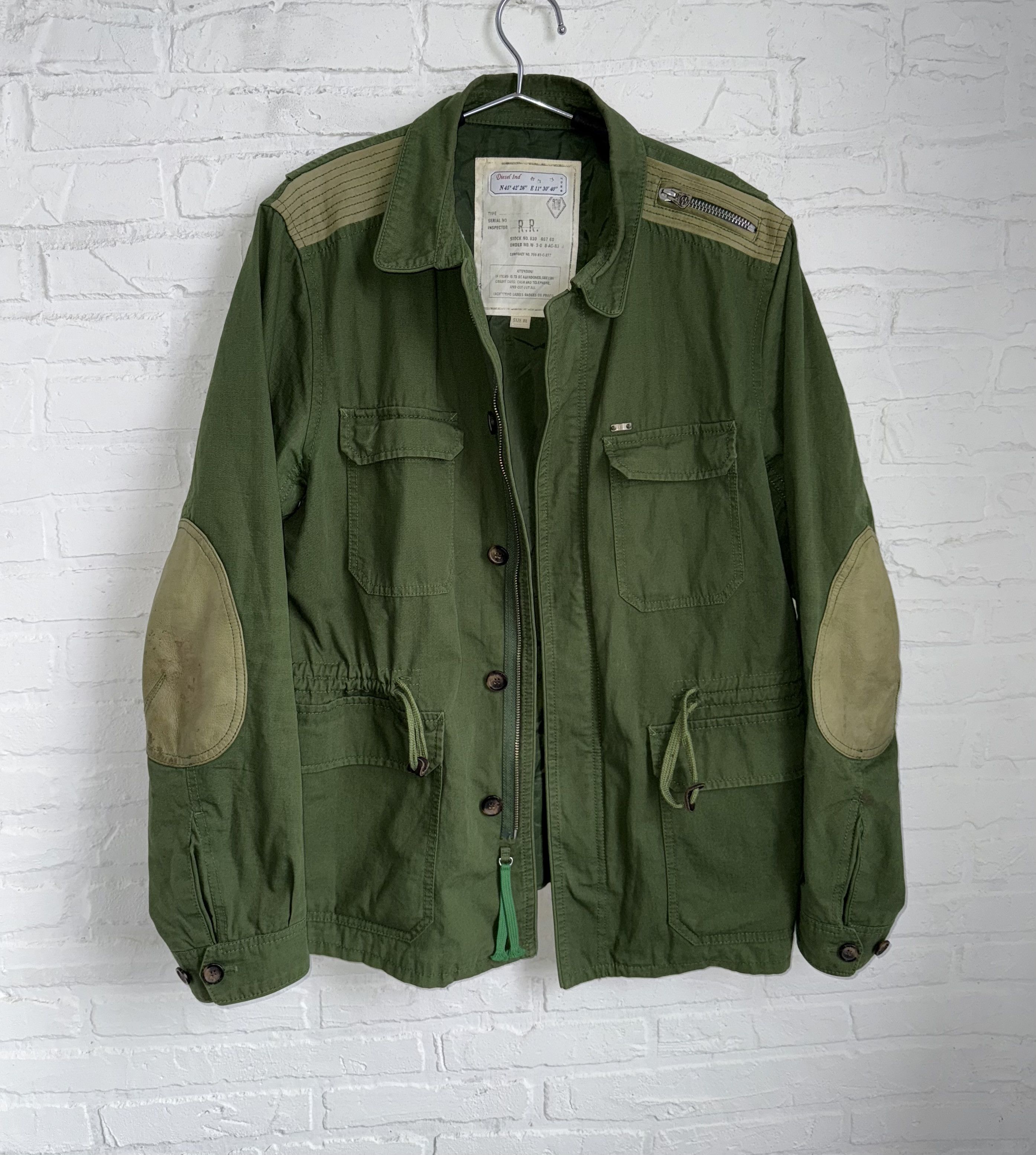 Diesel Archive vintage Diesel J AMMA military jacket Size US XL / EU 56 / 4 - 2 Thumbnail