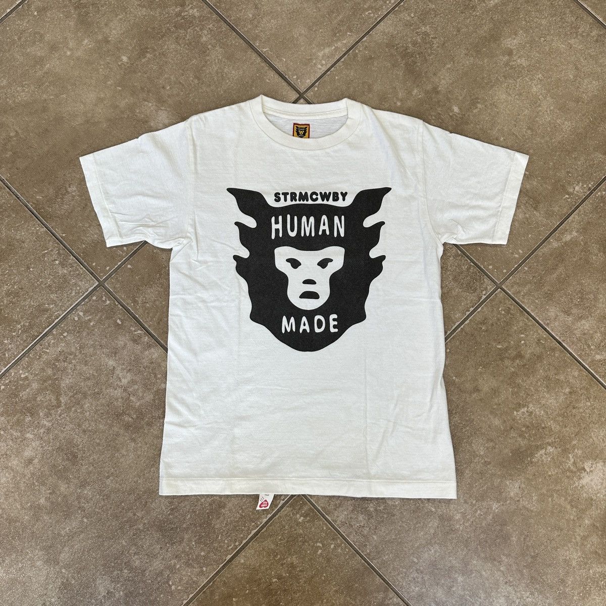image of Human Made Stormcowboy T-Shirt Season 7 (2014) in White, Men's (Size Small)
