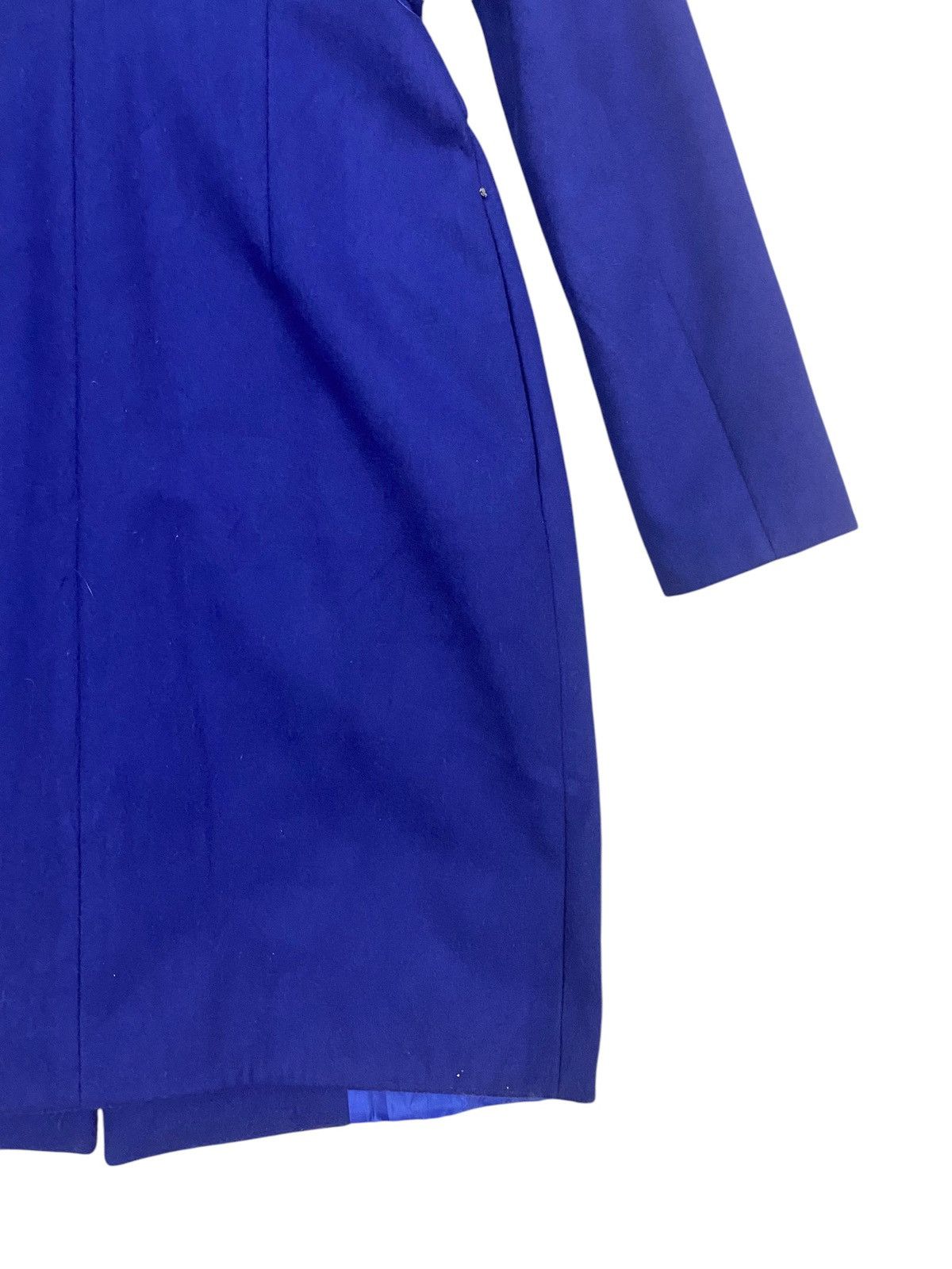 Other Sandro Ferrone Roma Wool Coat Jacket Blue Size M / US 6-8 / IT 42-44 - 7 Thumbnail