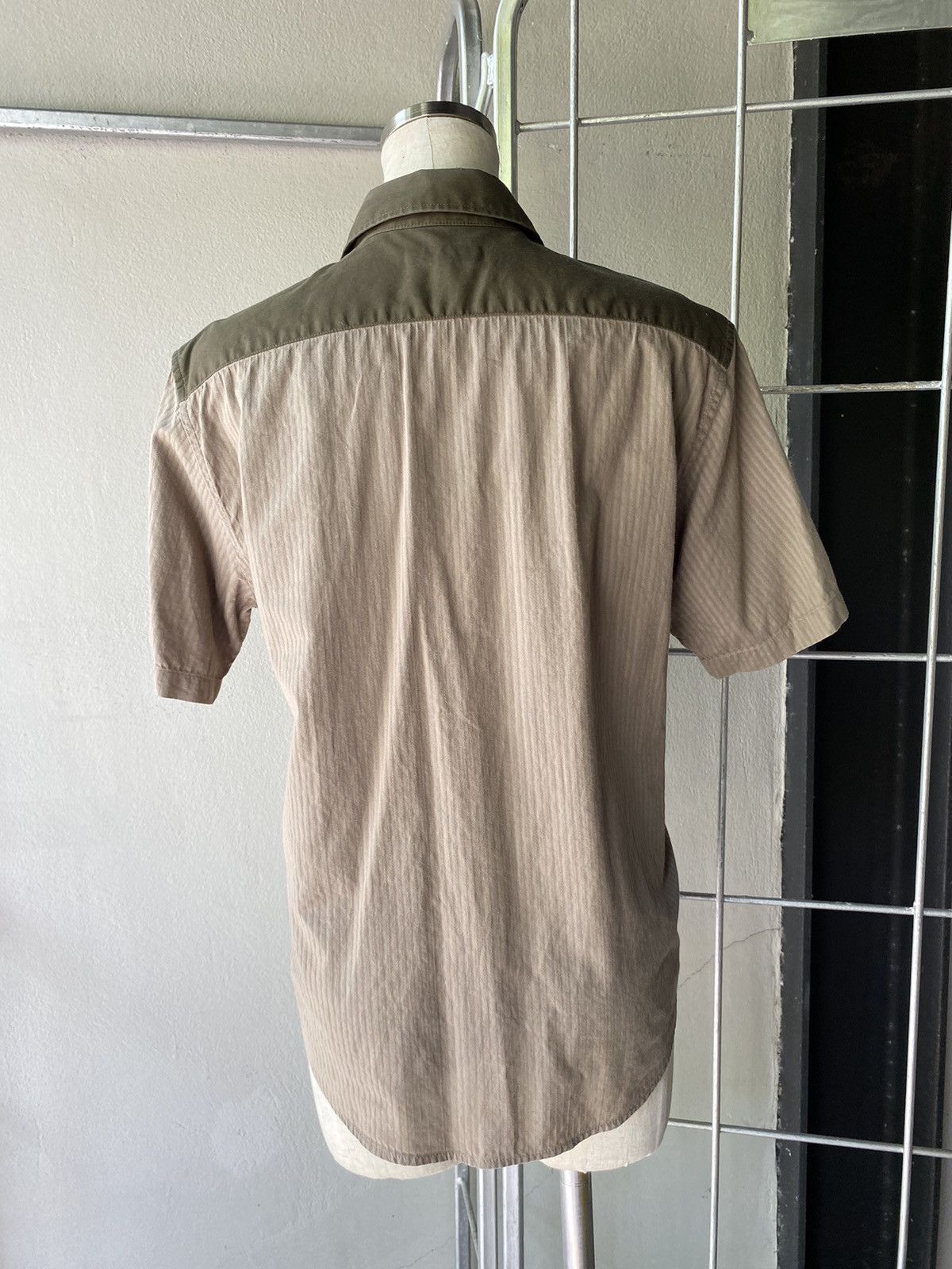 Tornado Mart TORNADO MART Two-Tone Lace-Up Western Polo Shirt Size M / US 6-8 / IT 42-44 - 4 Thumbnail