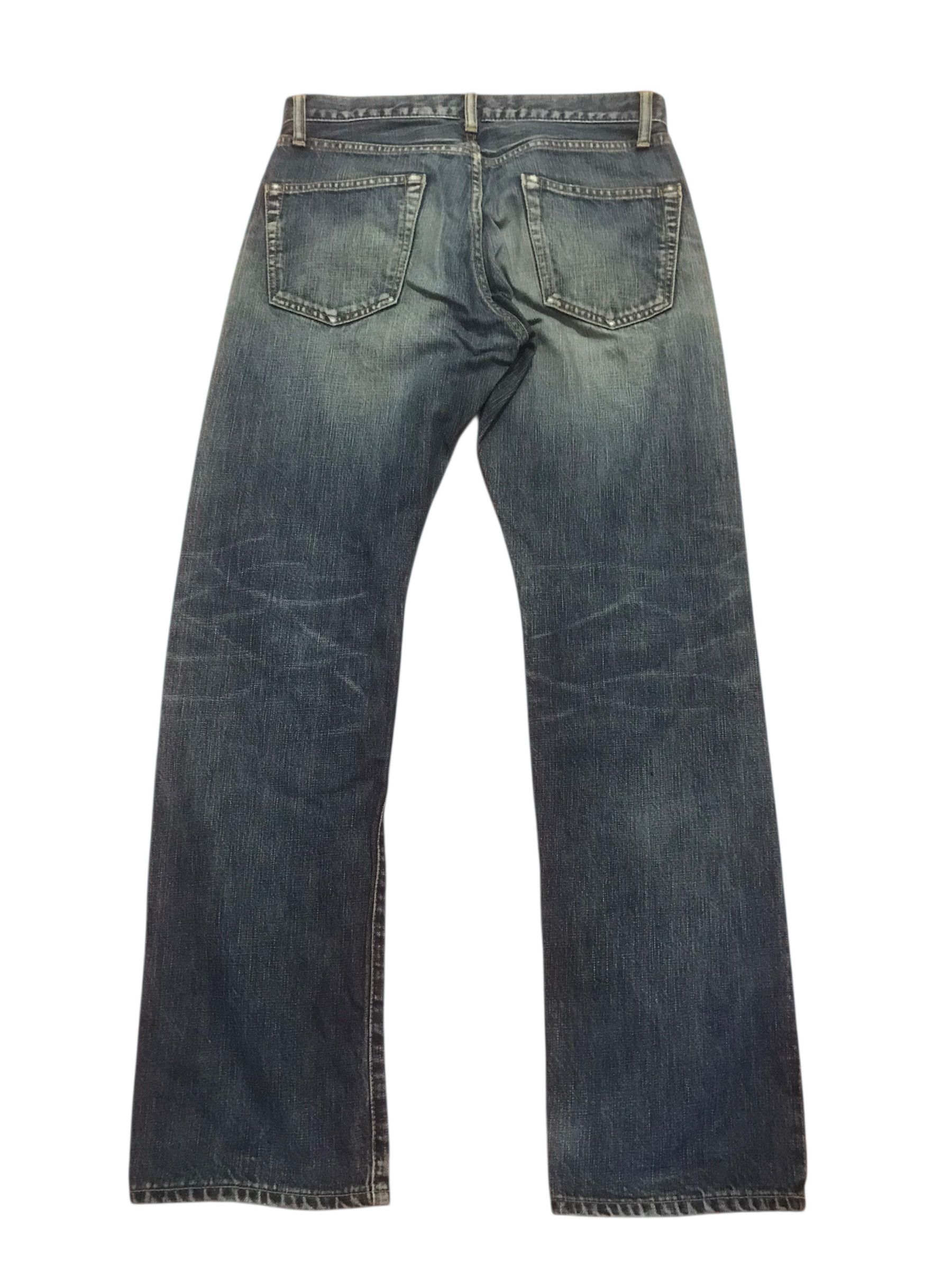 Japanese Brand Tomorrowland selvedge mud wash distressed denim Size US 30 / EU 46 - 3 Thumbnail