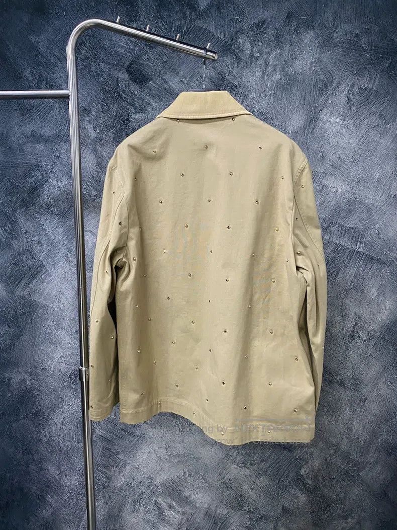 Valentino Valentino Khaki studded coat Size US S / EU 44-46 / 1 - 2 Thumbnail