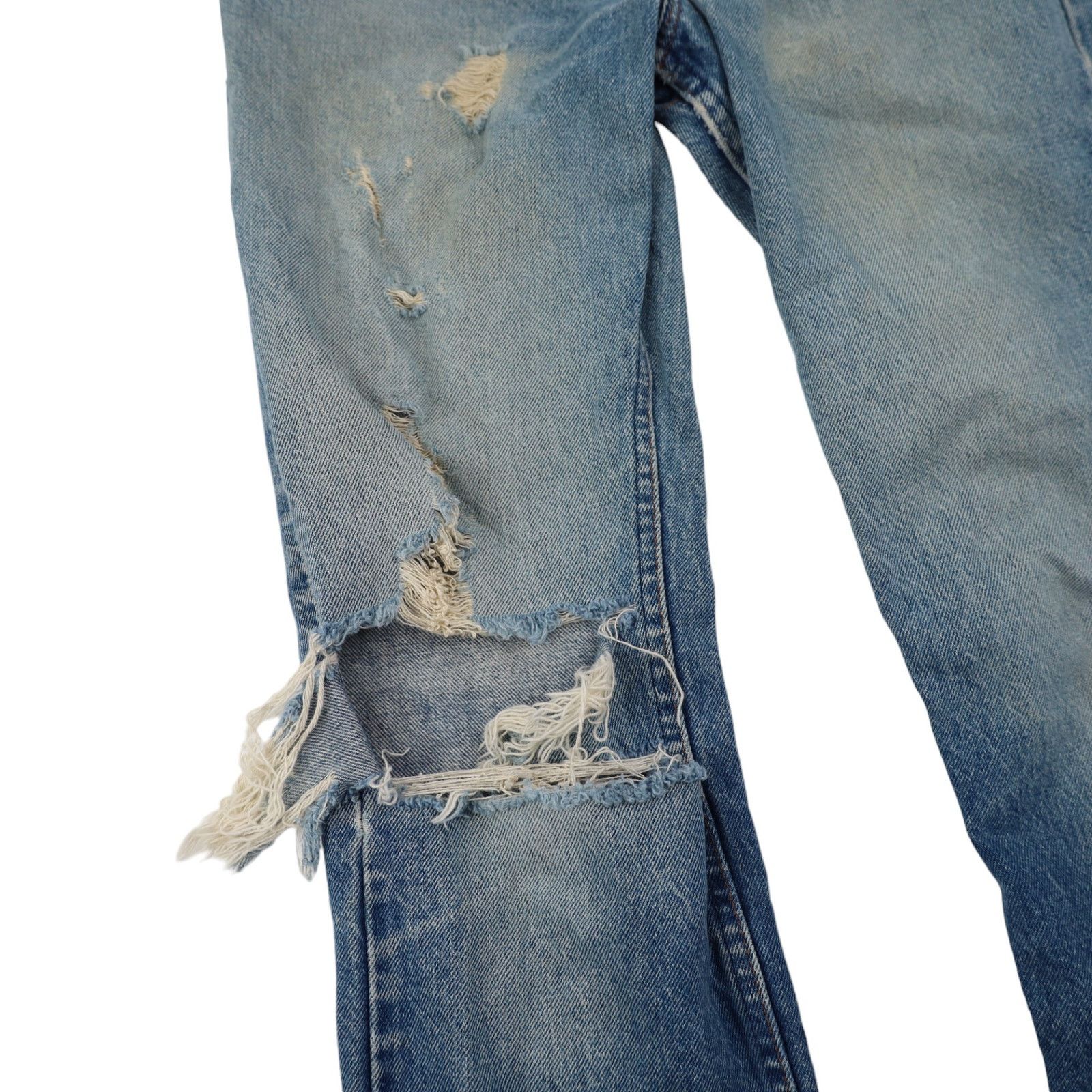 Levi's × Vintage Vintage Levis 509-0217 Distressed Orange Tab Denim Jeans Size US 29 - 5 Thumbnail