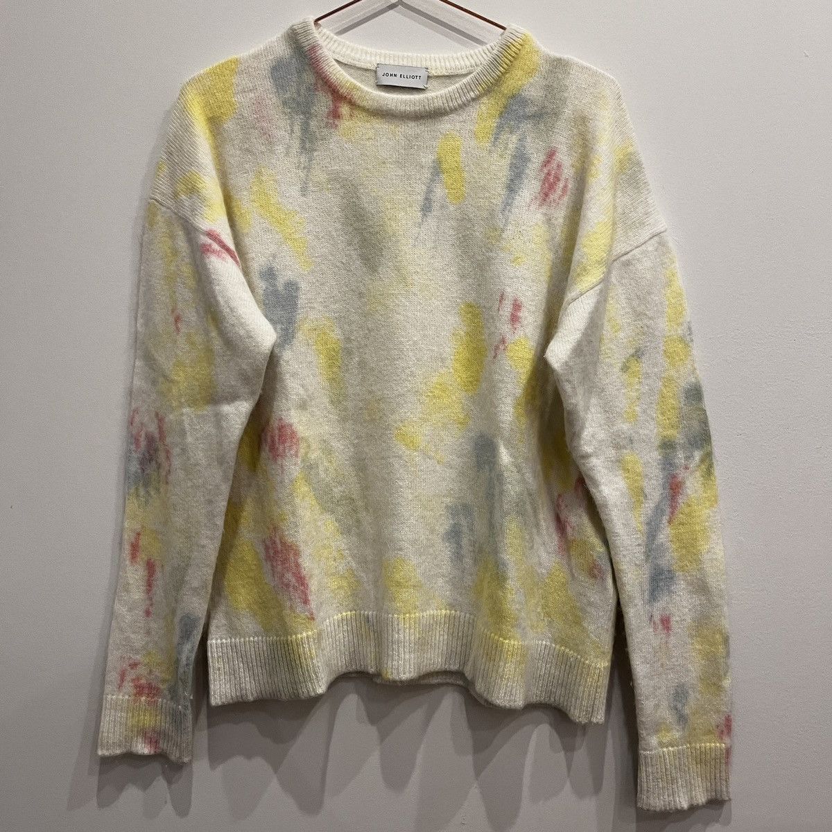 John Elliott John Elliot Angora Painted Sweater (unisex) Size US S / EU 44-46 / 1 - 2 Thumbnail