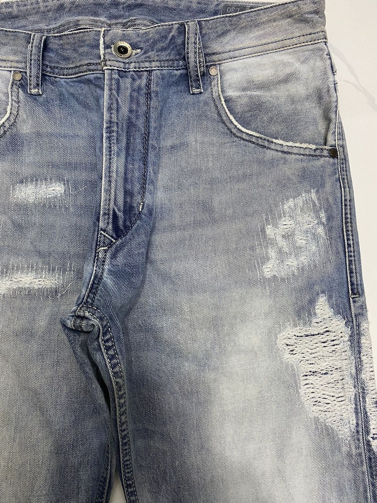 Diesel DIESEL BLUE EYECONS 2017/1 EDITION DISTRESSED DENIM JEANS Size US 31 - 9 Thumbnail