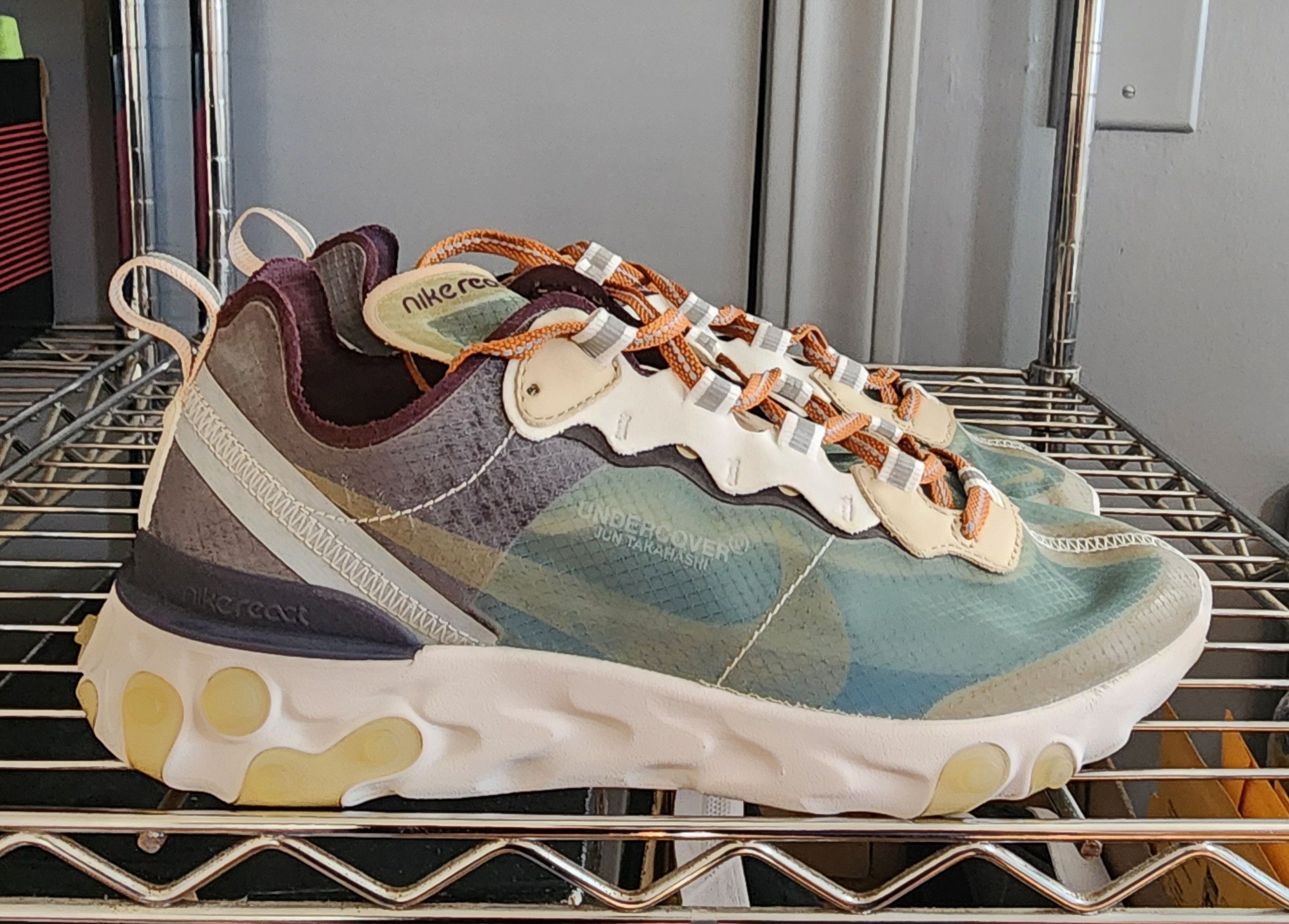 Nike Streetwear Undercover Undercover x Nike React Element 87 Green Mist Grailed