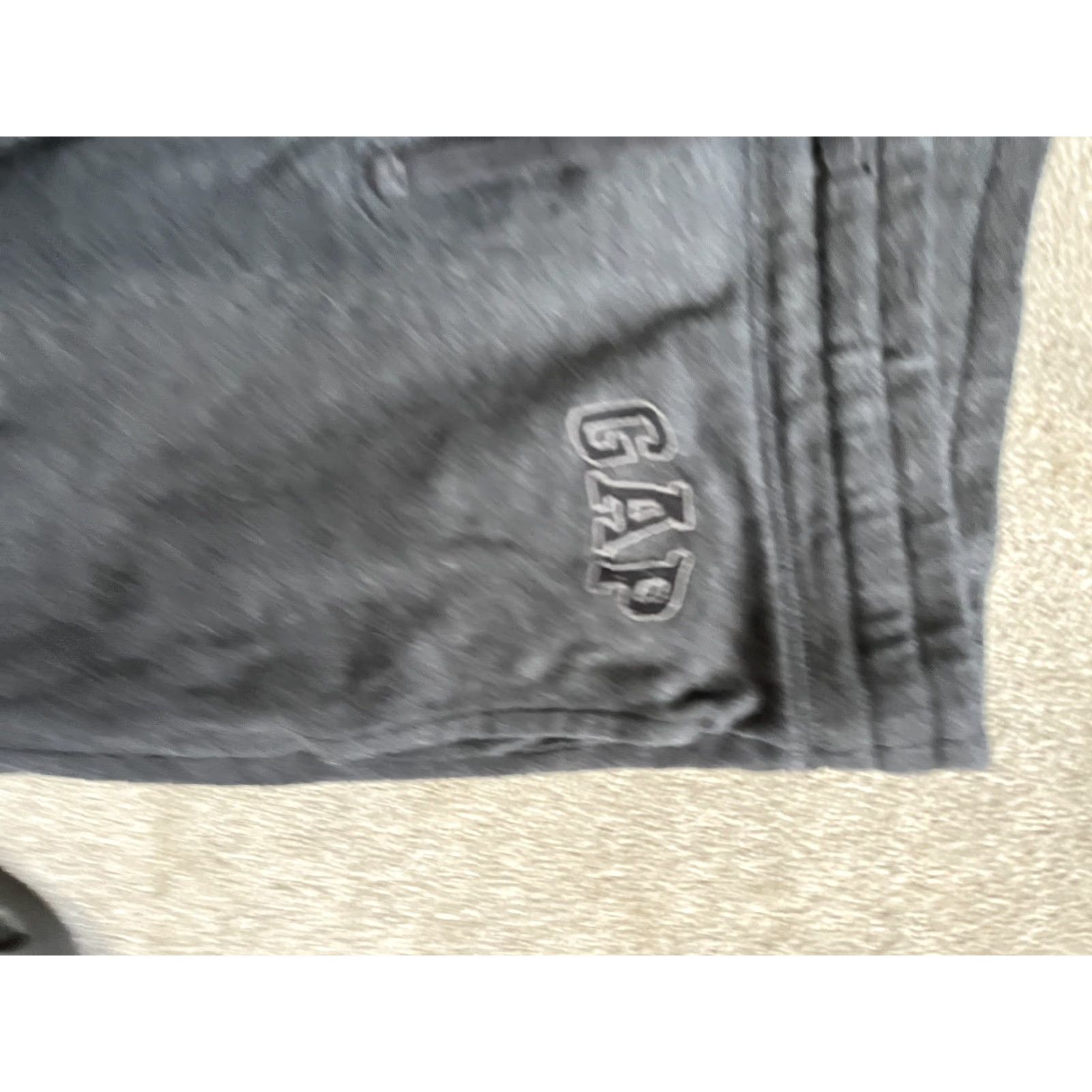 Gap Gap Men Sweatpants Size Small W/ Logo Solid Dark Gray Jogger Activewear PANTS Mens S Gray Logo Size US 29 - 3 Thumbnail